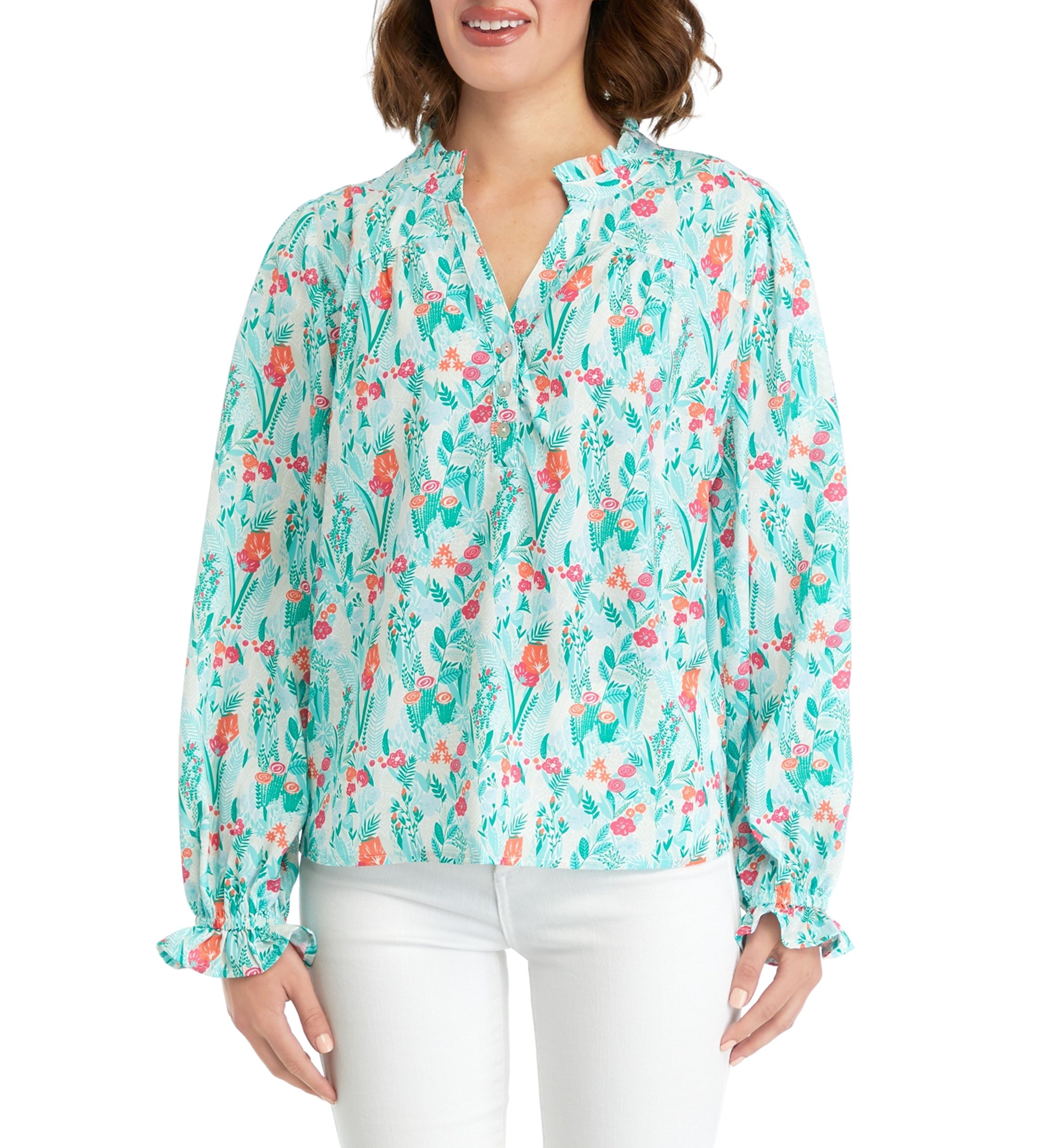 Womens Gianna Printed Top