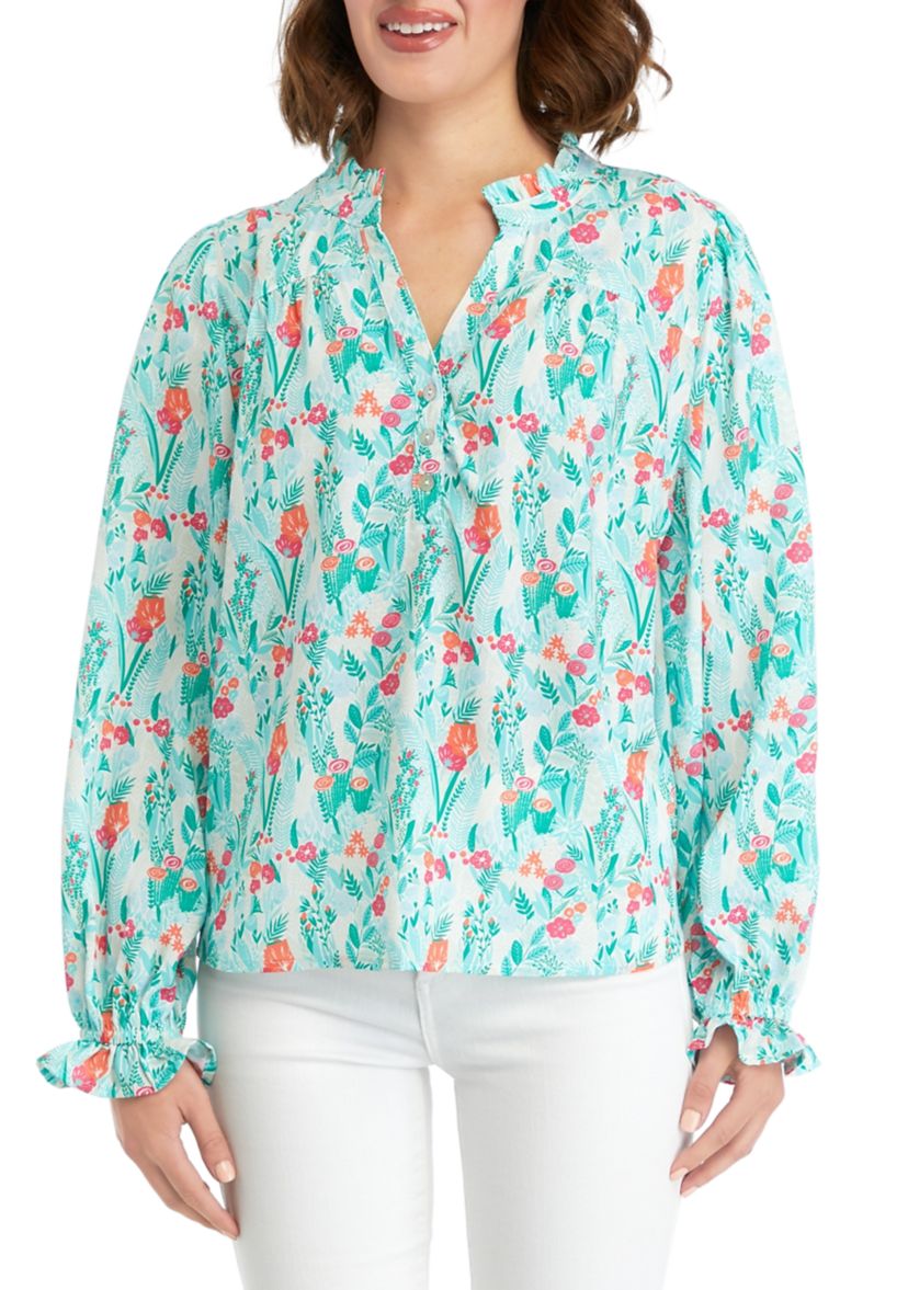 Womens Gianna Printed Top