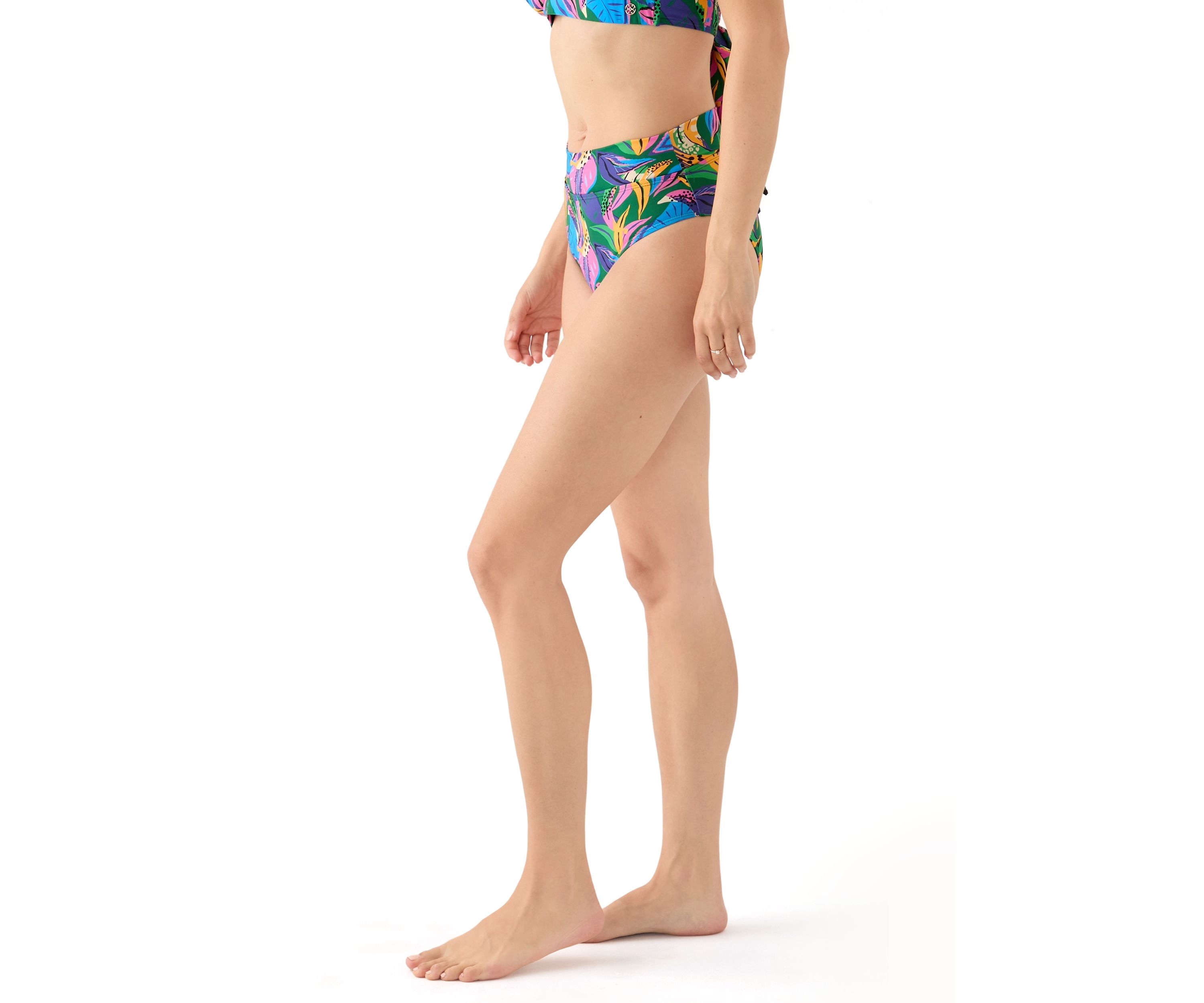 Tropical Printed Swim Brief