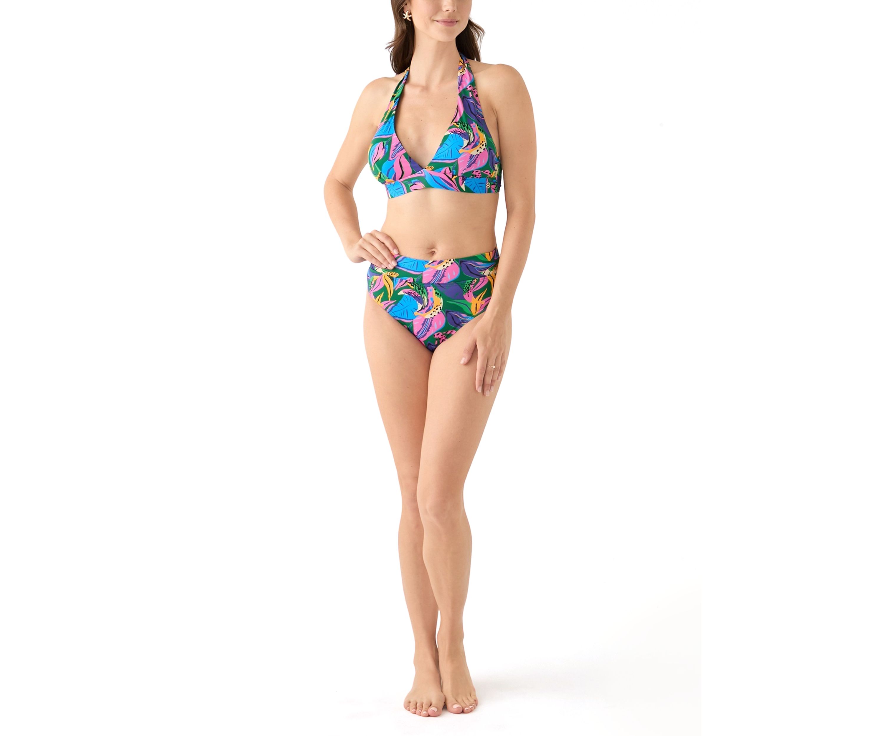 Tropical Printed Swim Brief