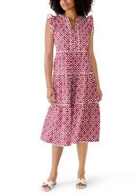 Mary Square Women's Kari Dress, White, Medium