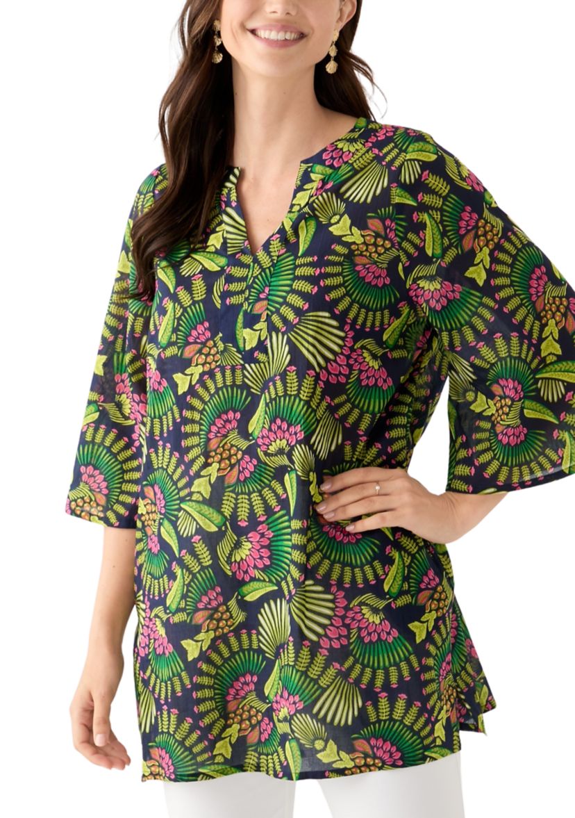 Toucan Tango Long Sleeve Tunic Swim Cover Up 