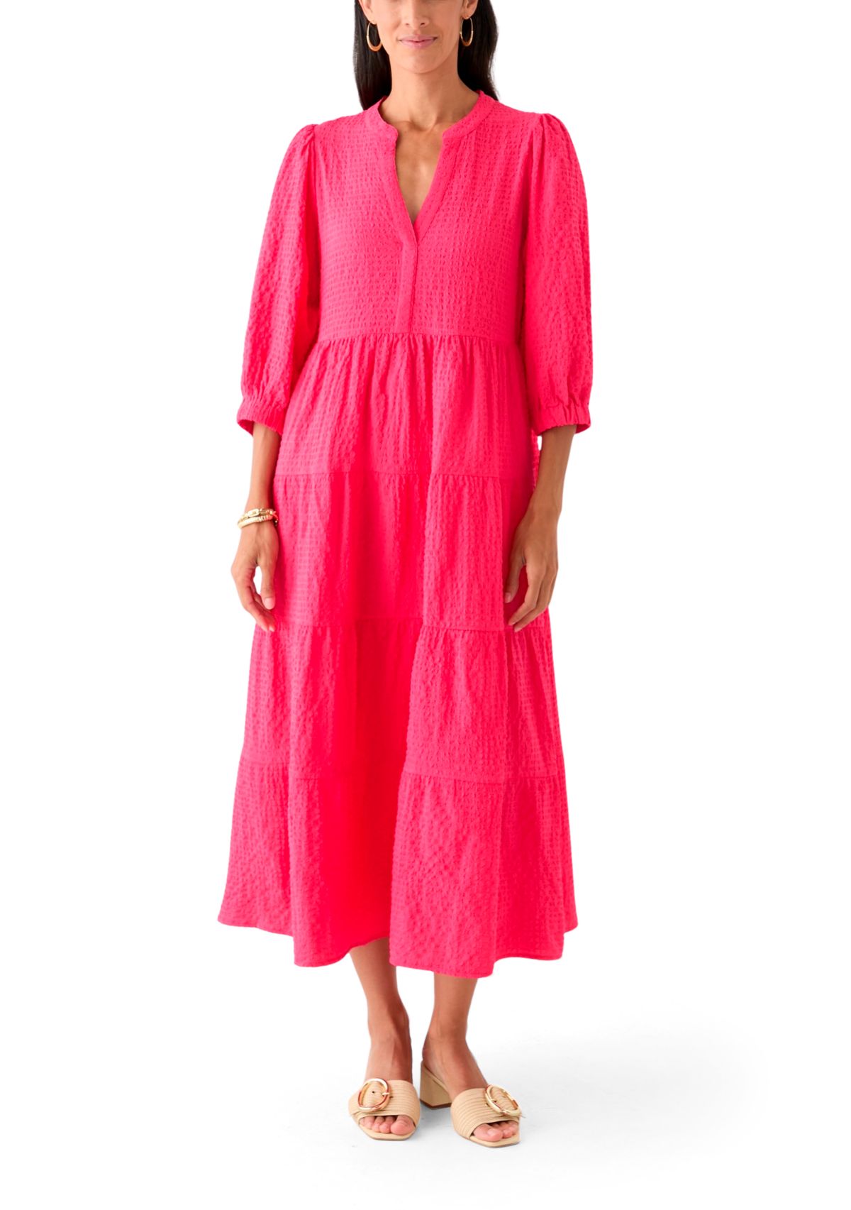 Womens Cameron Seersucker Dress