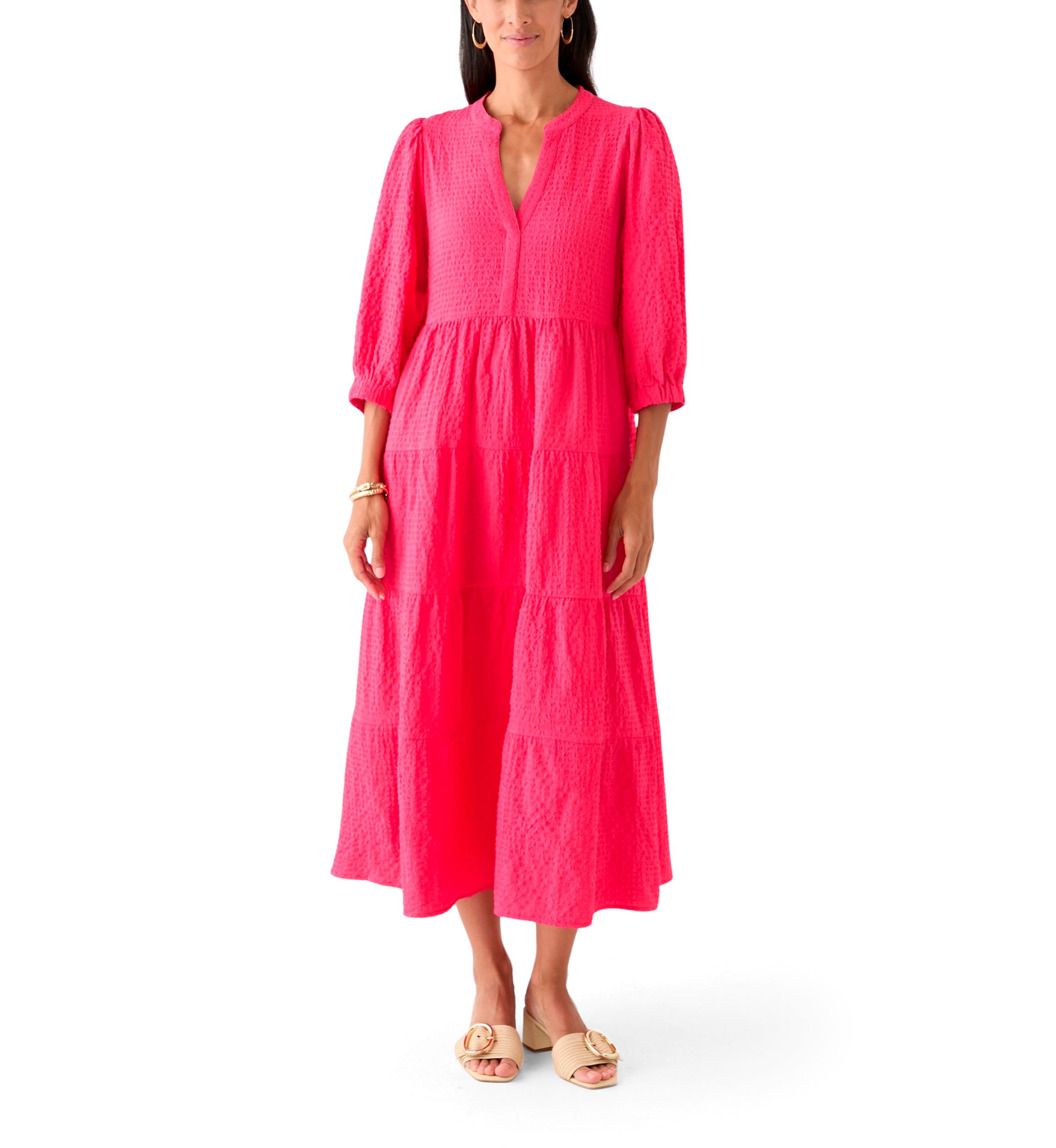 Womens Cameron Seersucker Dress