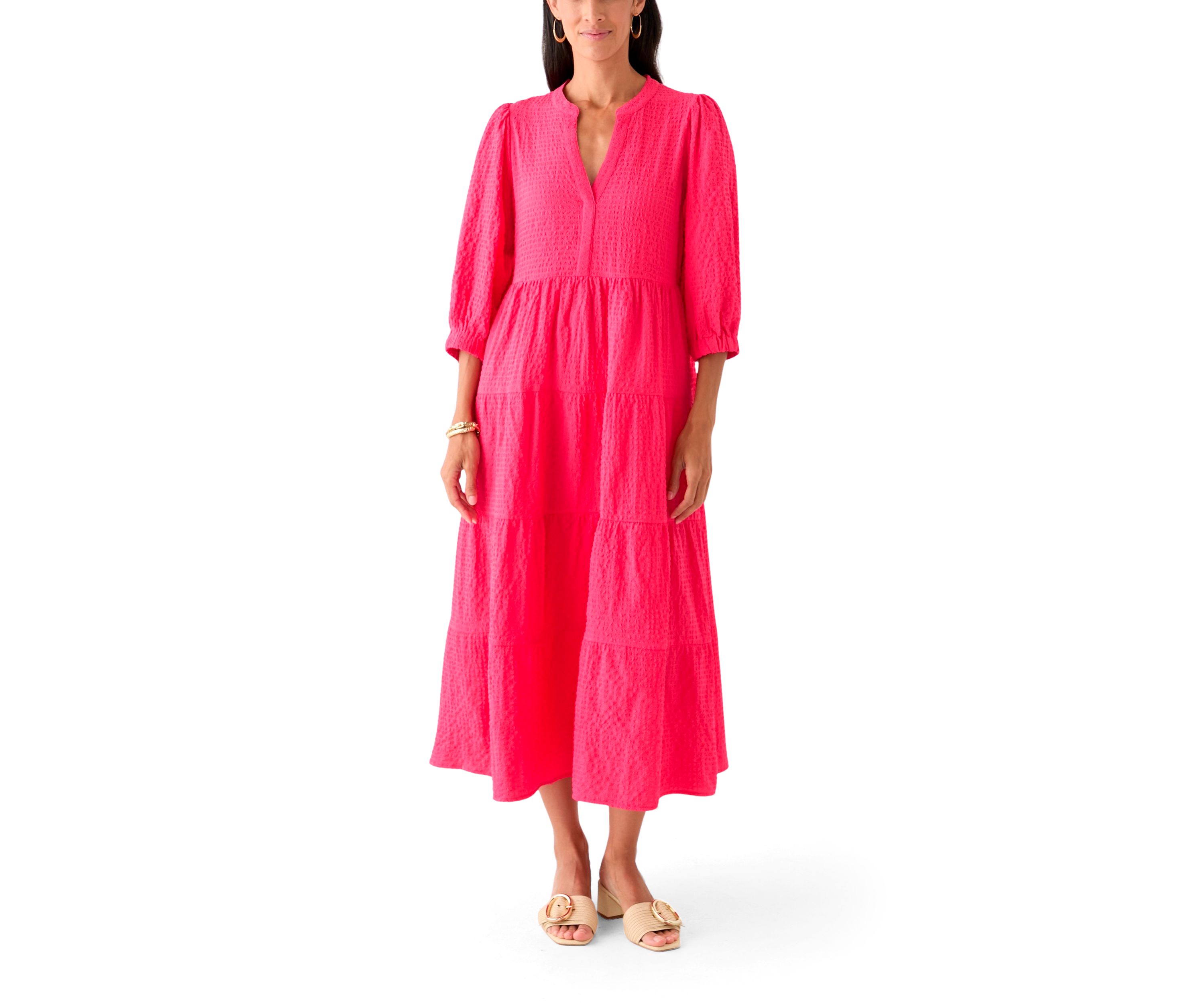 Womens Cameron Seersucker Dress