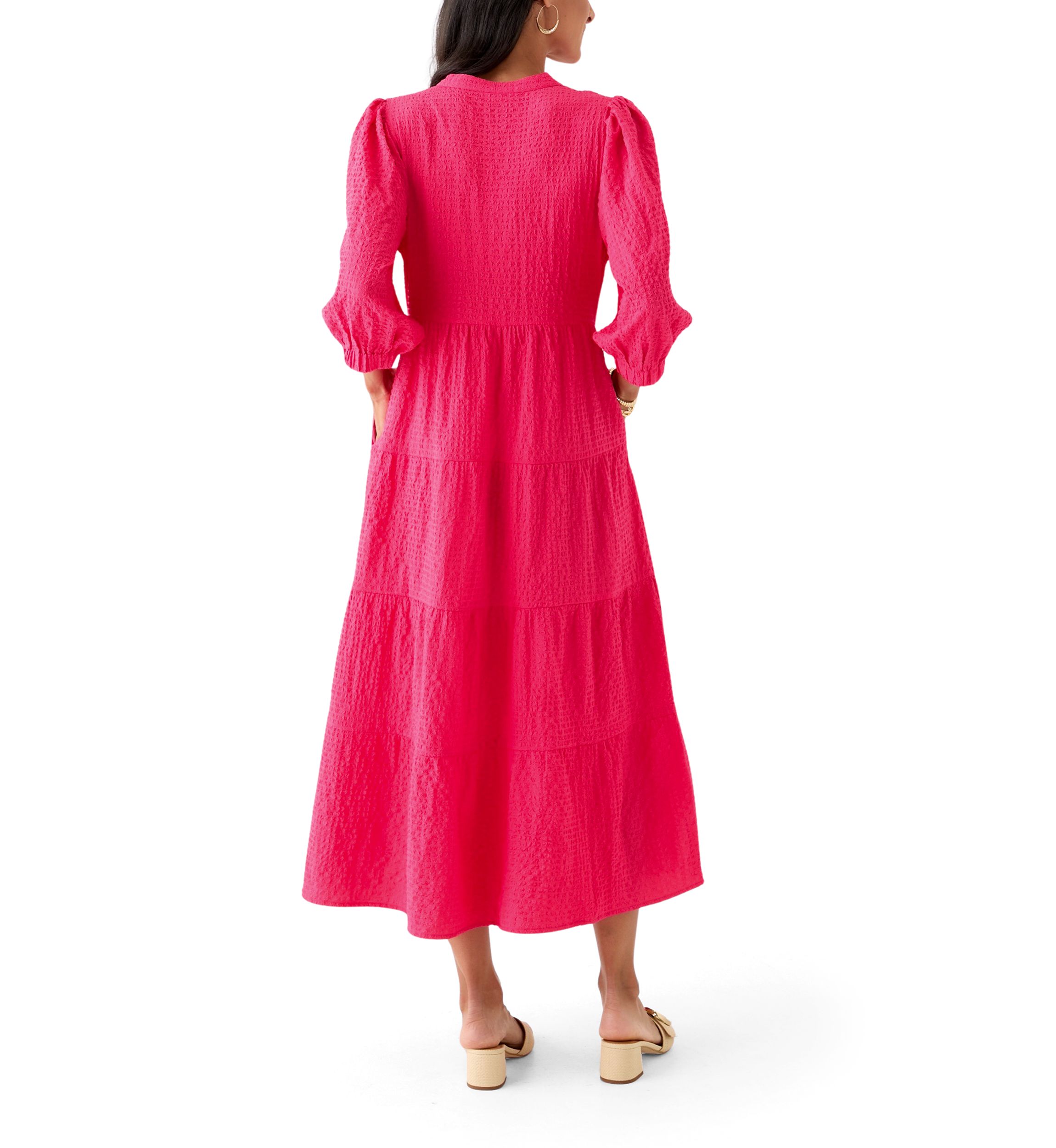 Womens Cameron Seersucker Dress