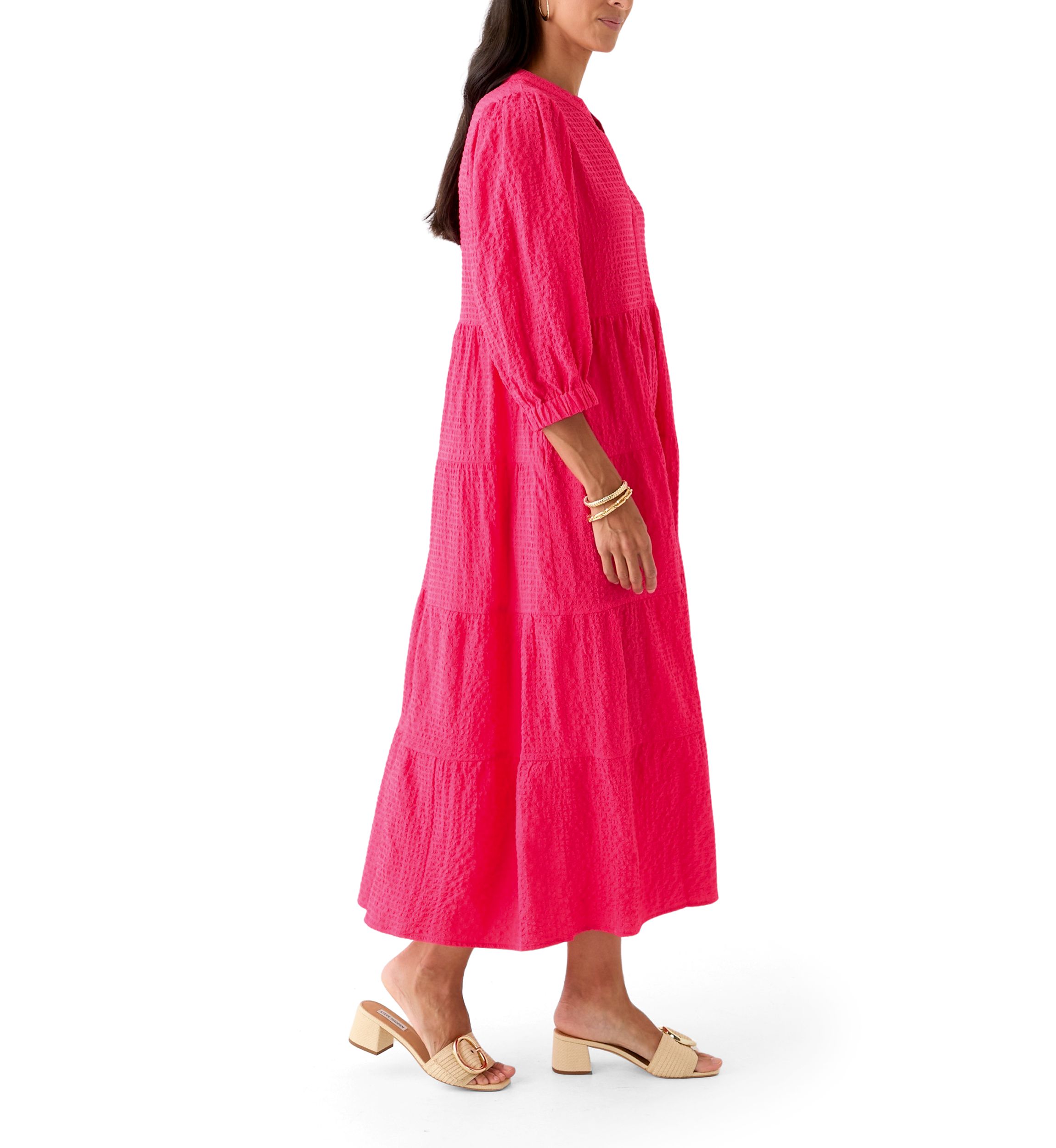 Womens Cameron Seersucker Dress