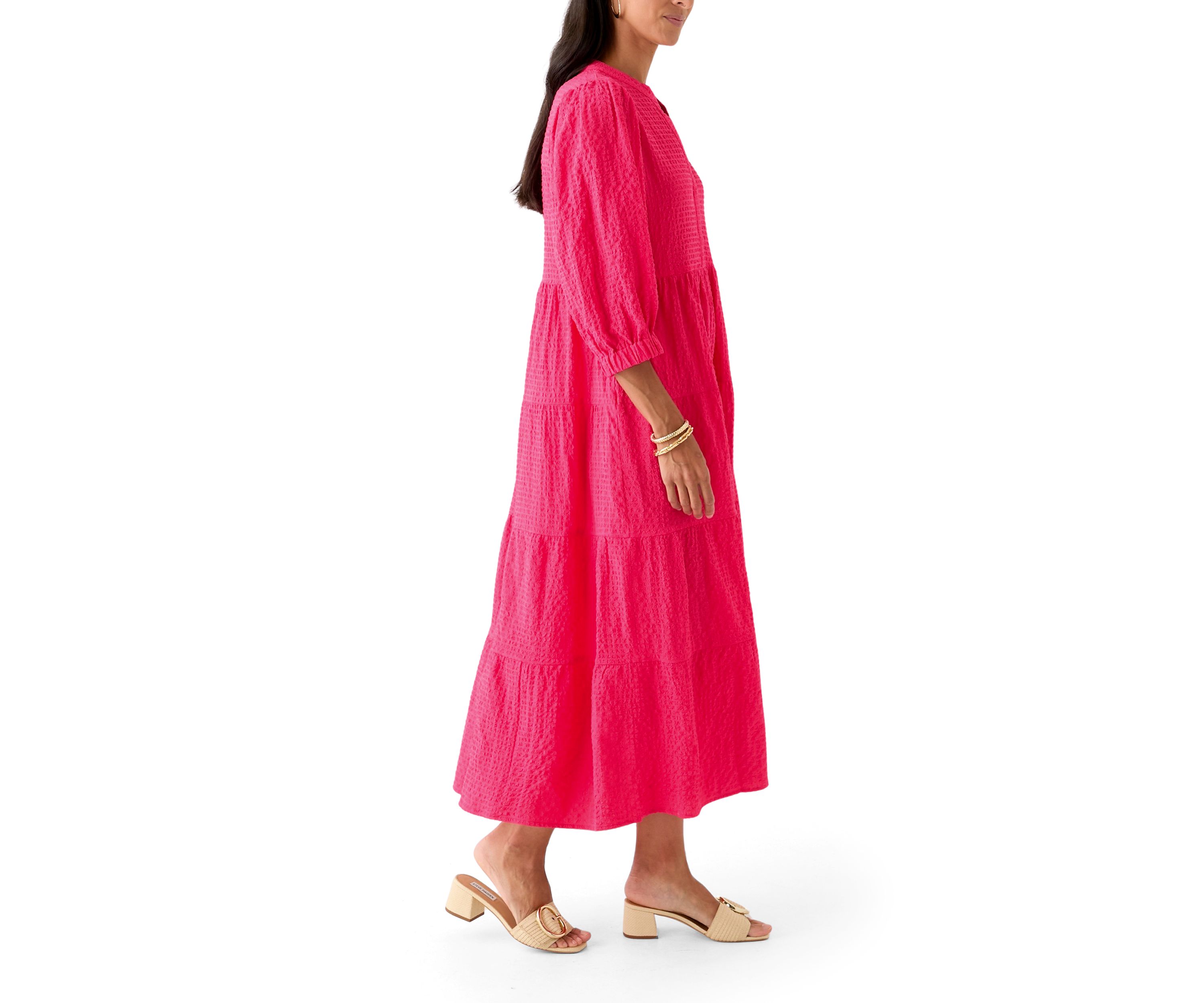 Womens Cameron Seersucker Dress