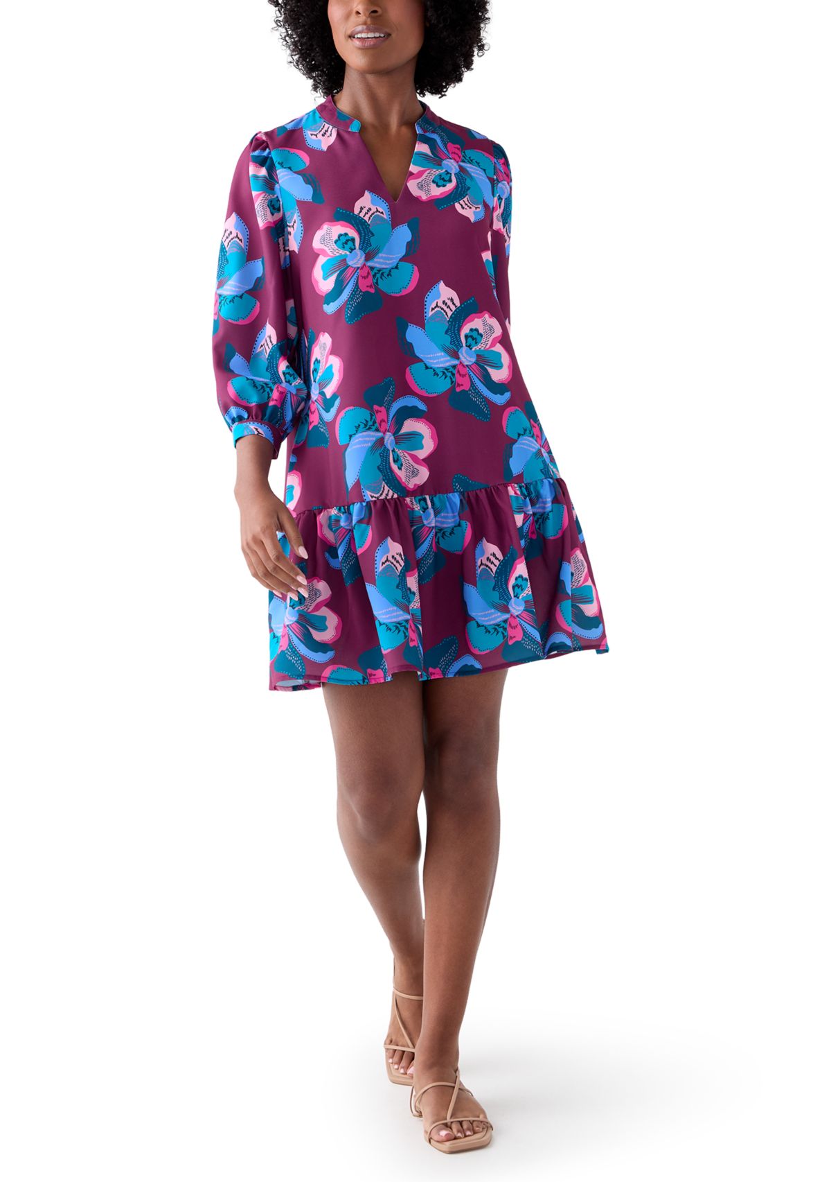 Womens Naomi Printed Dress
