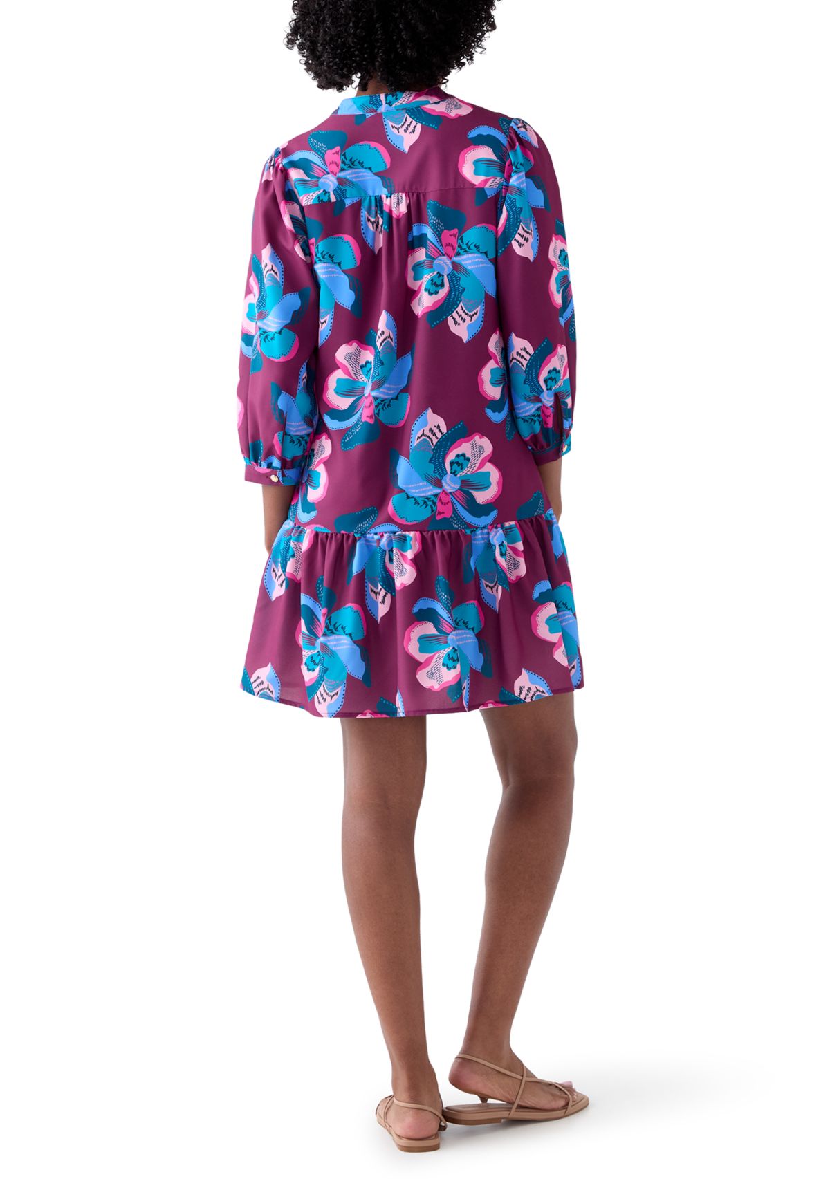Womens Naomi Printed Dress