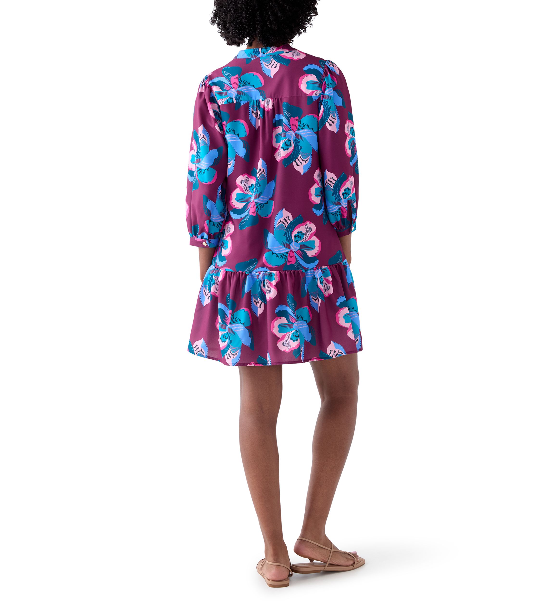 Womens Naomi Printed Dress