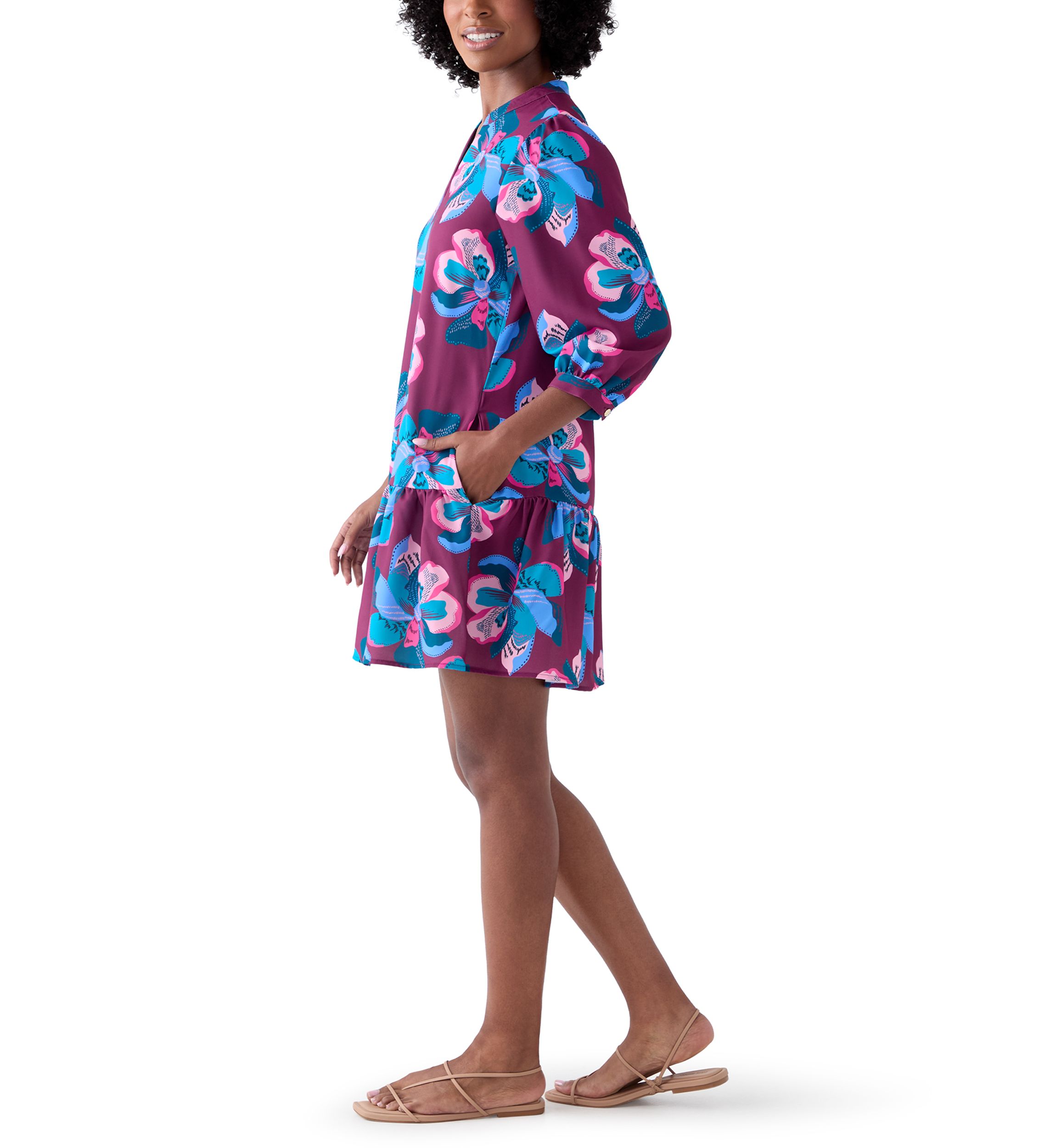 Womens Naomi Printed Dress