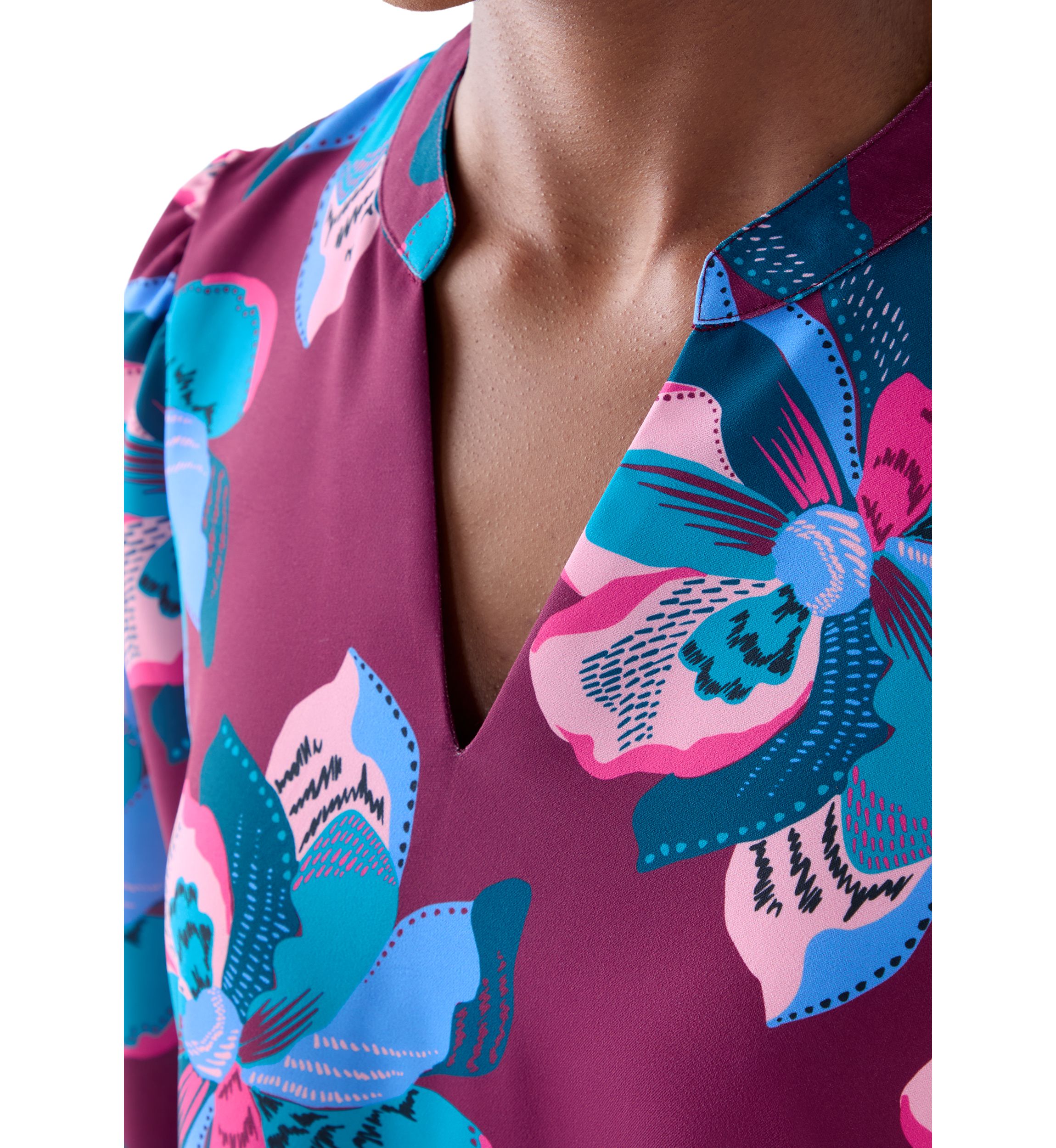 Womens Naomi Printed Dress