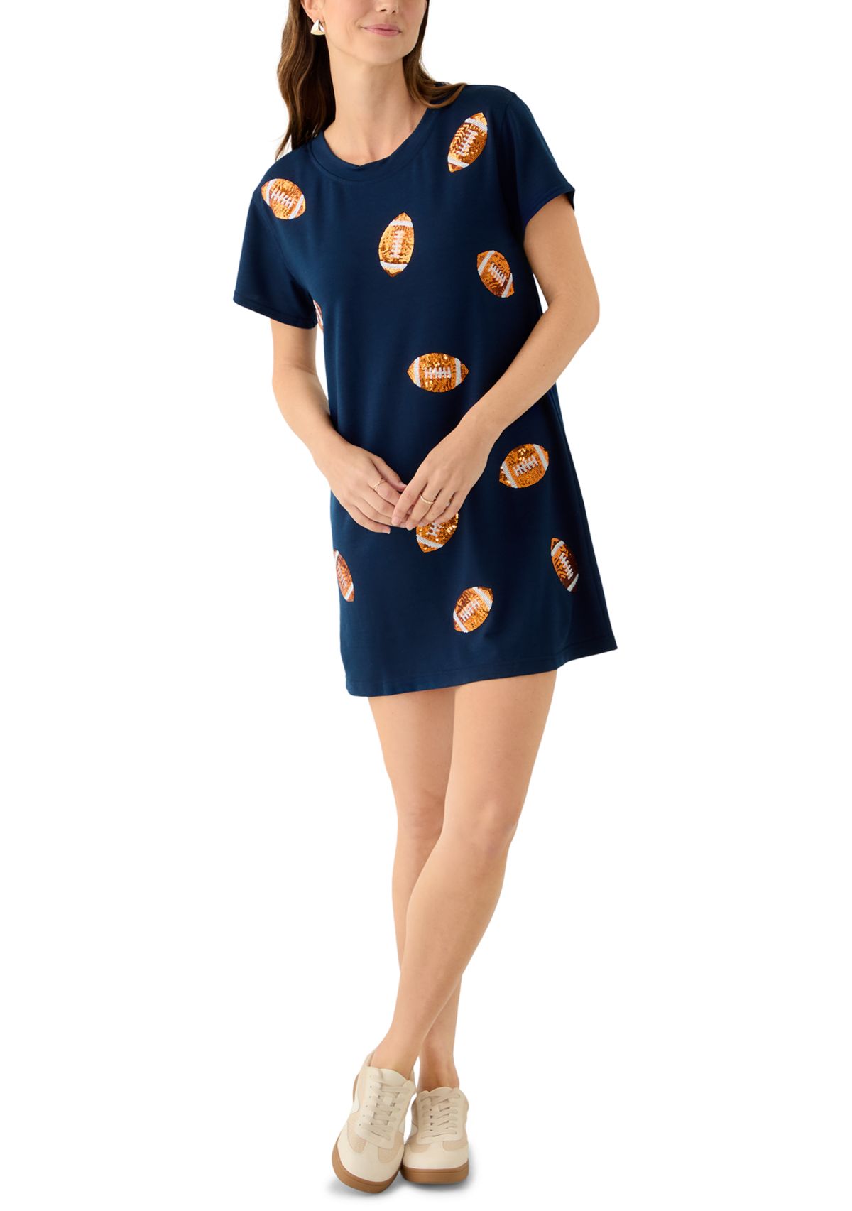 Womens Anna Sequin Dress