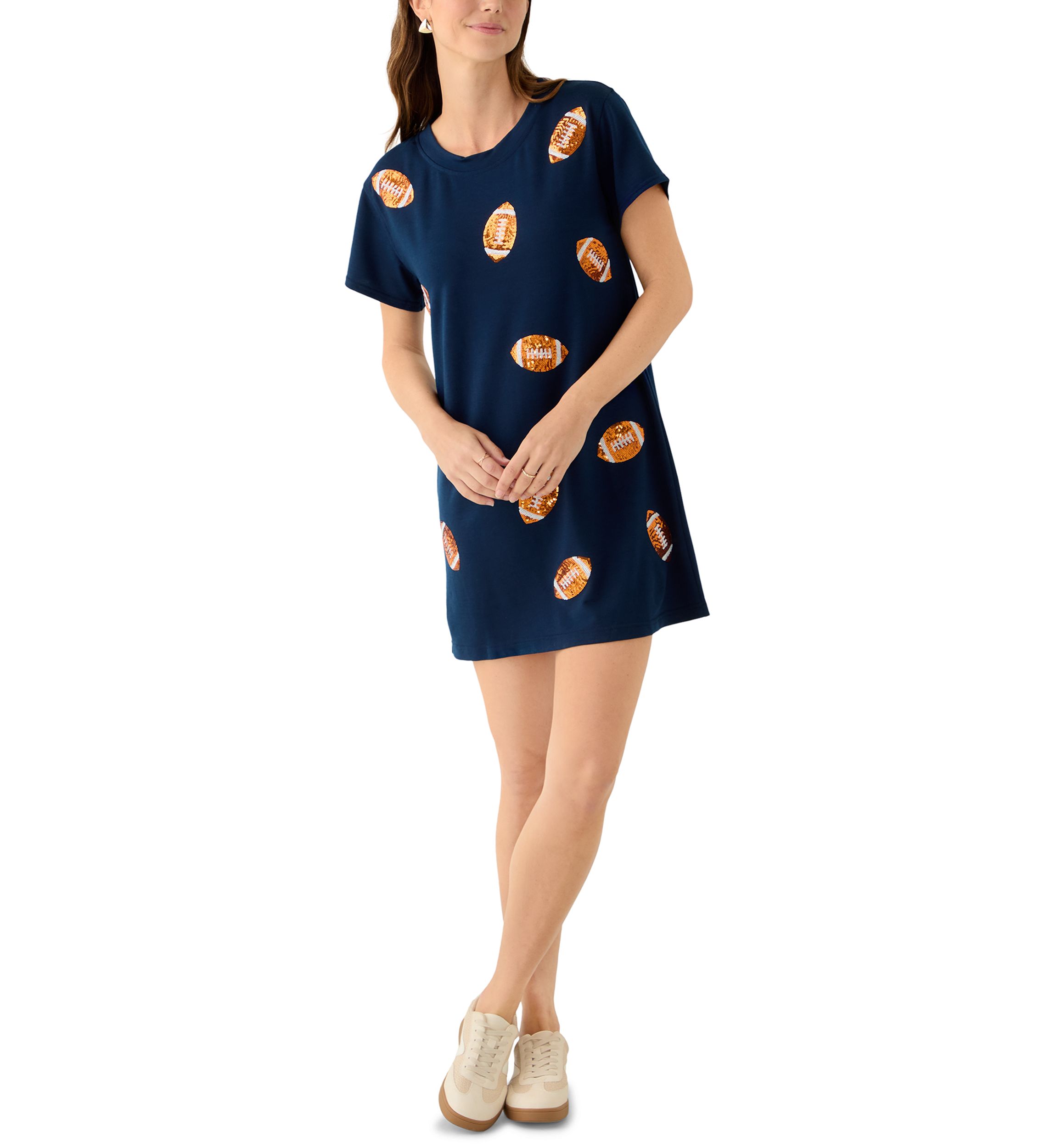 Womens Anna Sequin Dress