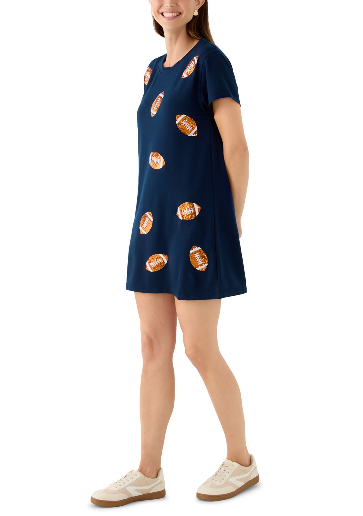 Womens Anna Sequin Dress