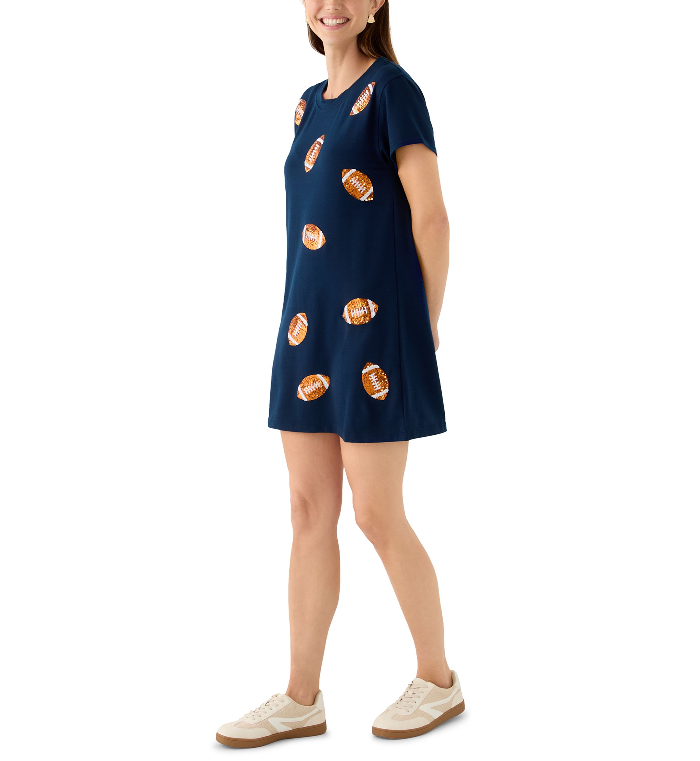 Womens Anna Sequin Dress