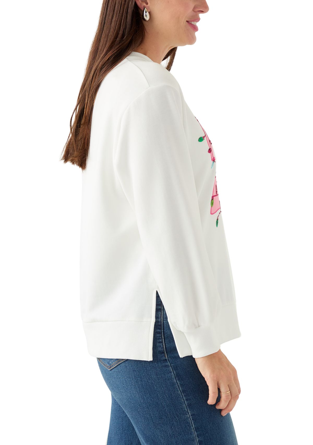 Womens Lakeyn Bow with Lights Sweatshirt 