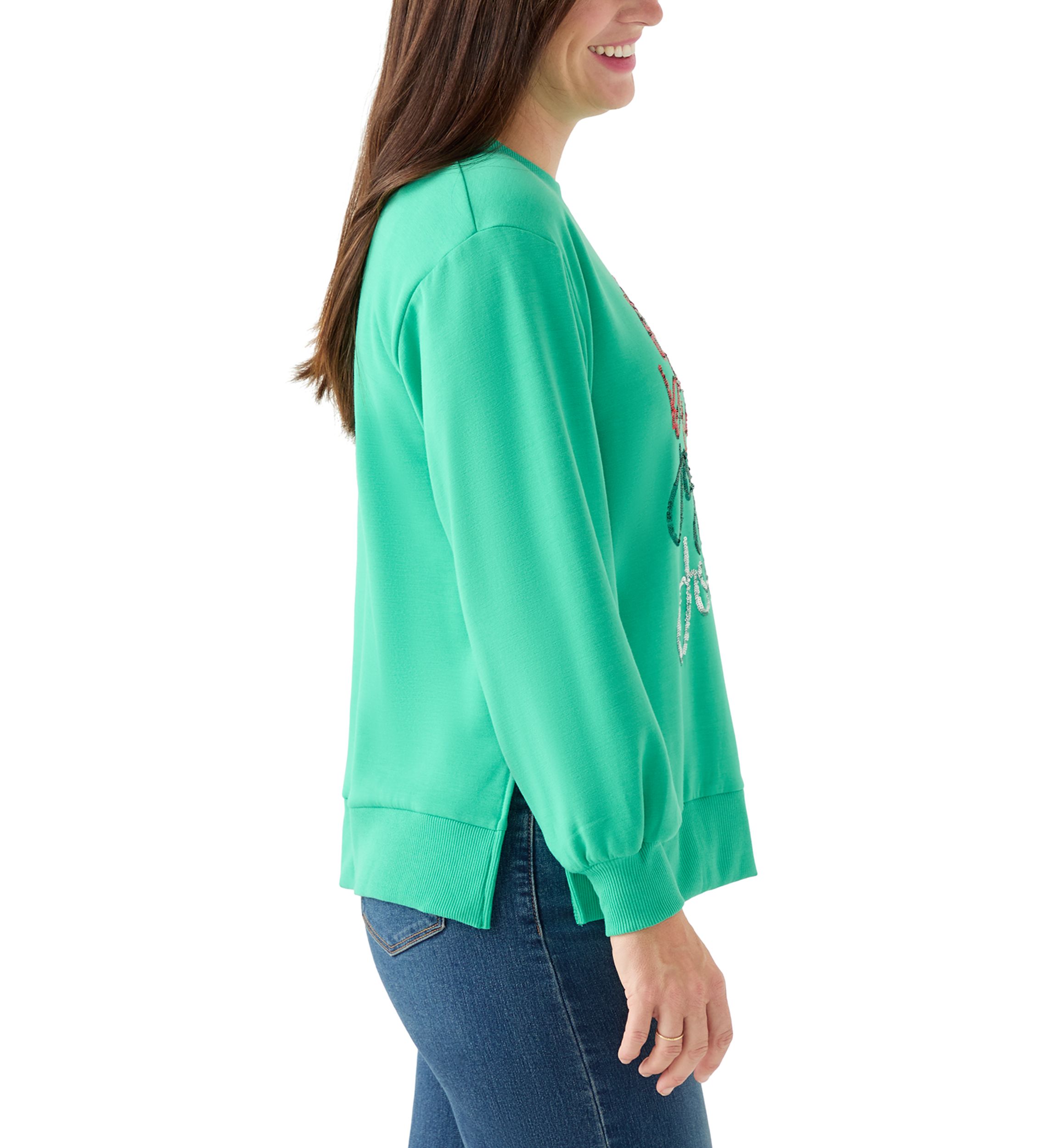 Womens Merry and Bright Lakelyn Sweatshirt