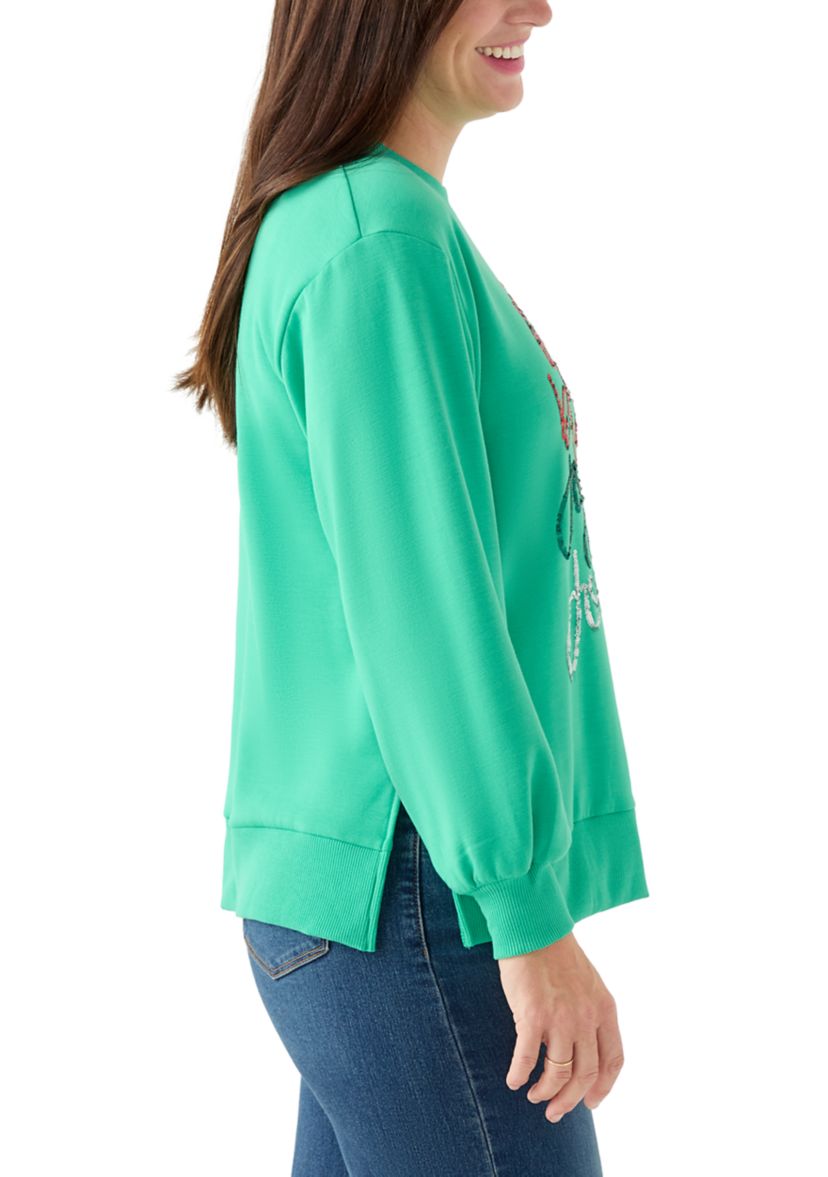 Womens Merry and Bright Lakelyn Sweatshirt