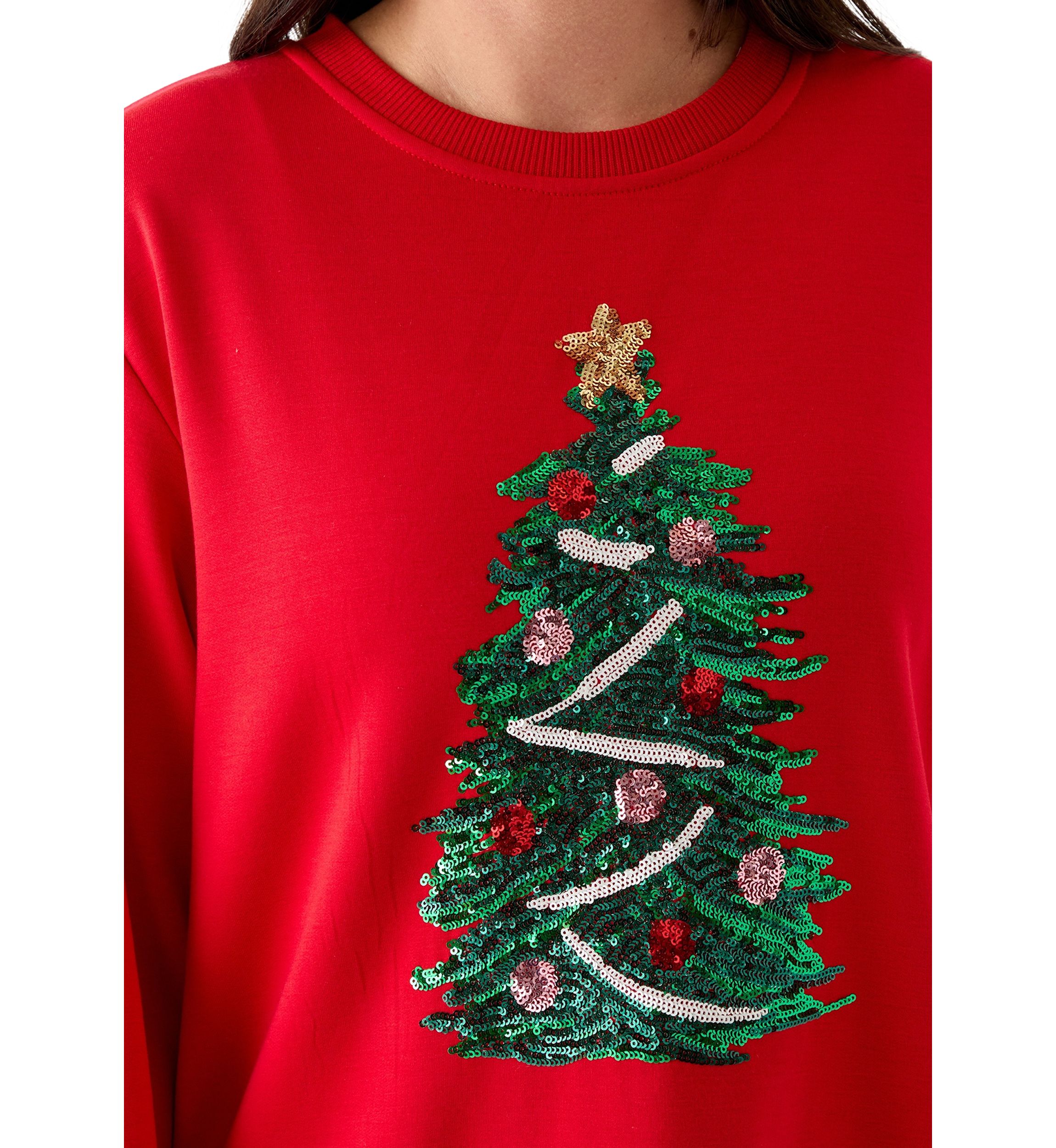 Womens Christmas Tree Lakelyn Sweatshirt