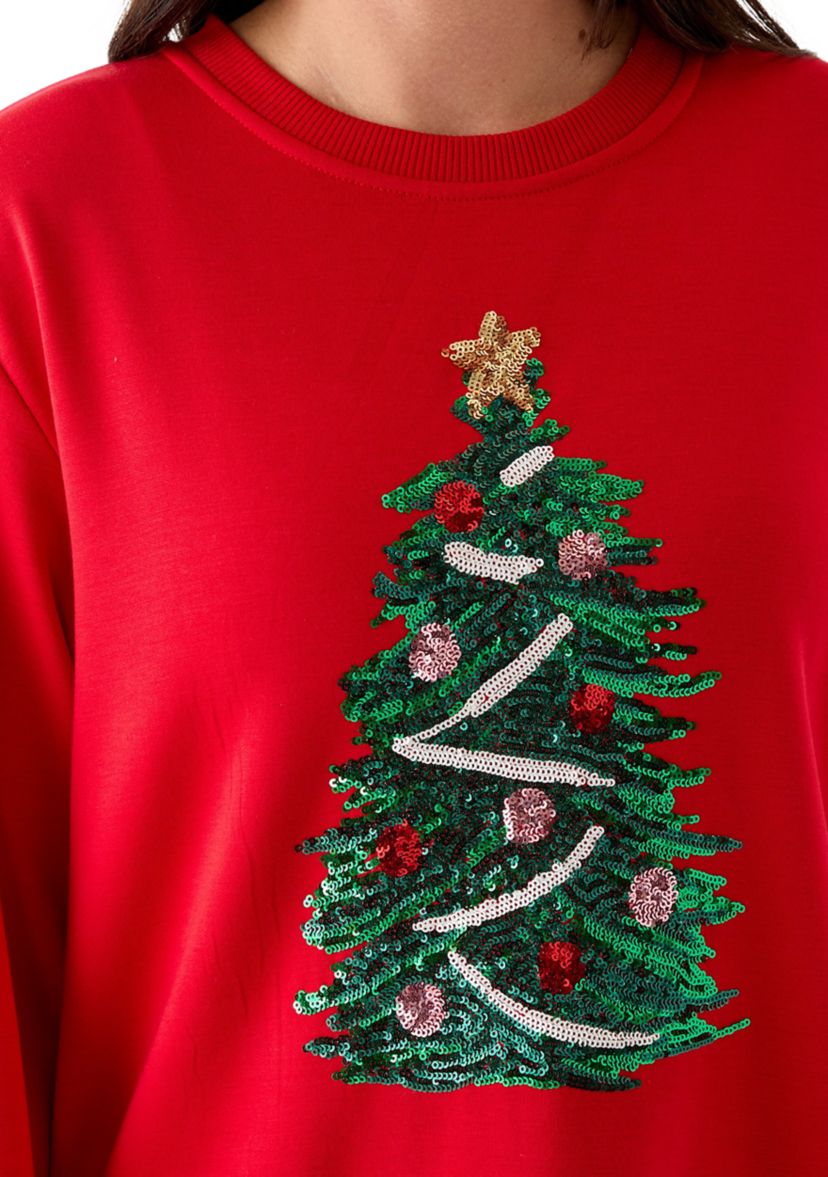Womens Christmas Tree Lakelyn Sweatshirt