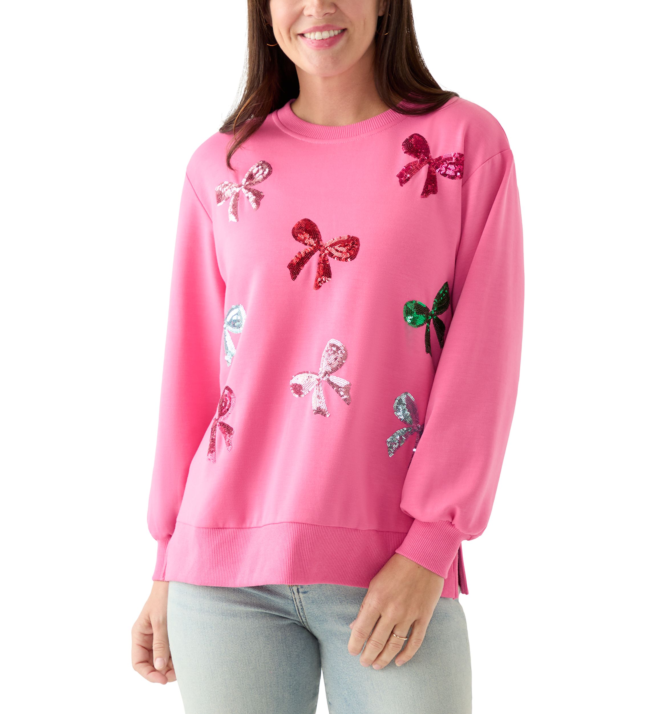 Womens Multi Bows Lakelyn Sweatshirt