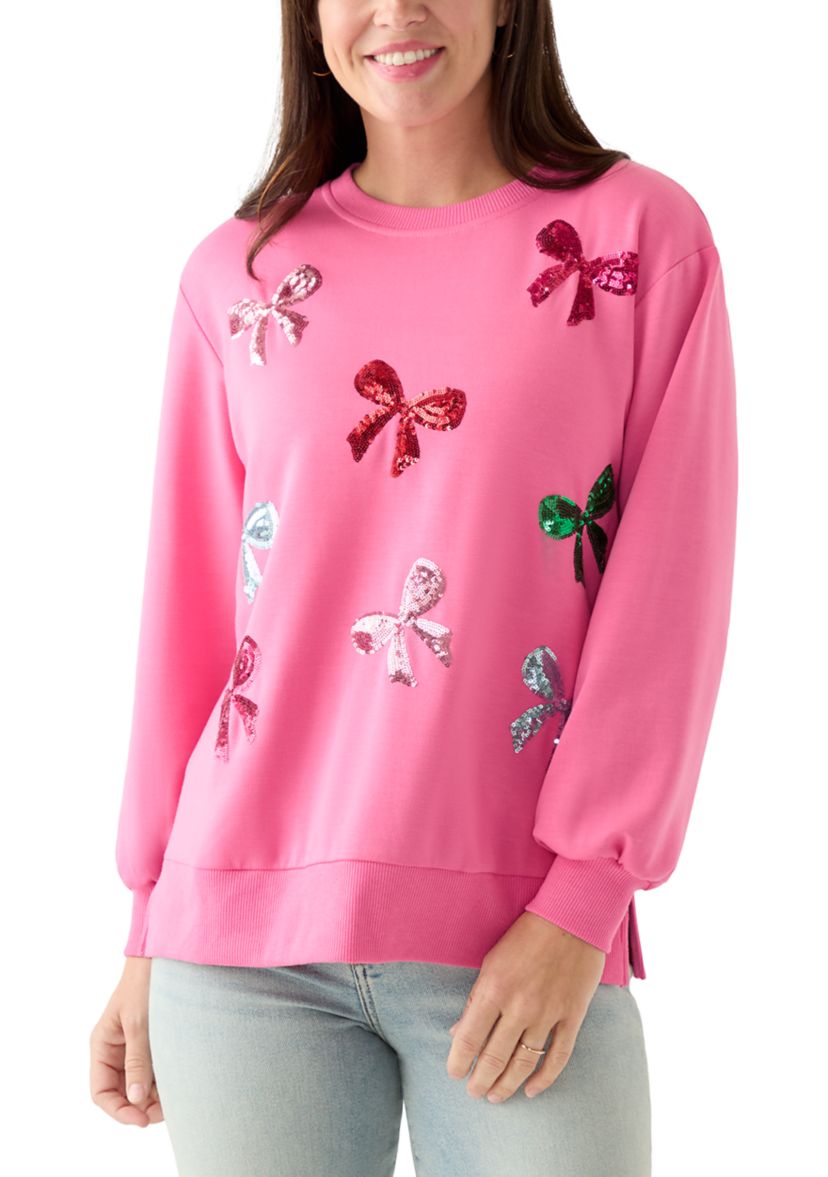 Womens Multi Bows Lakelyn Sweatshirt
