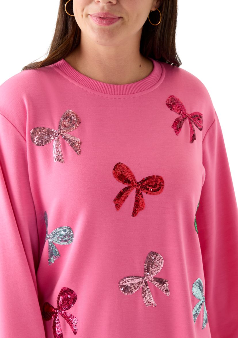 Womens Multi Bows Lakelyn Sweatshirt