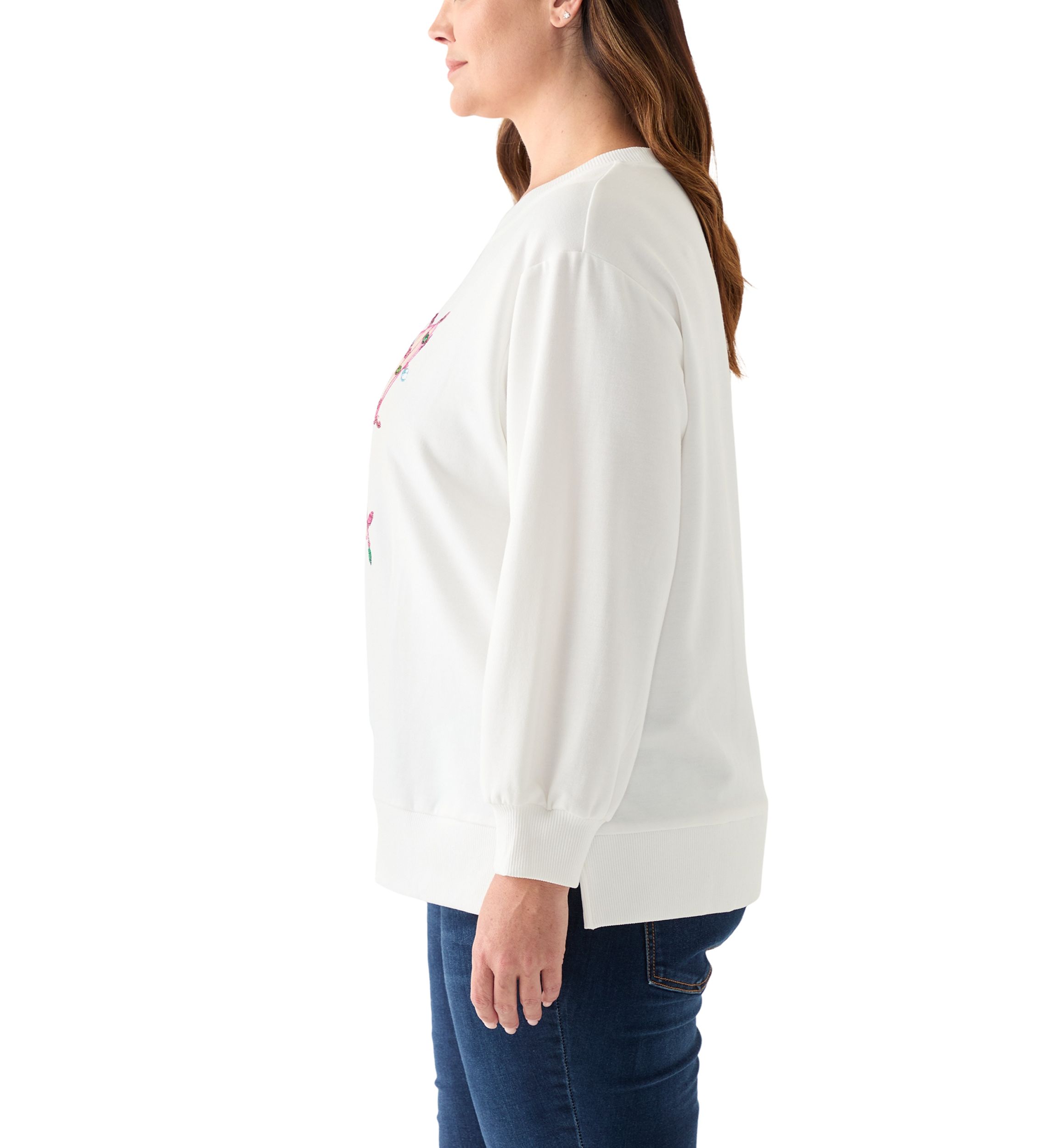 Plus Size Bow with Lights Sweater 