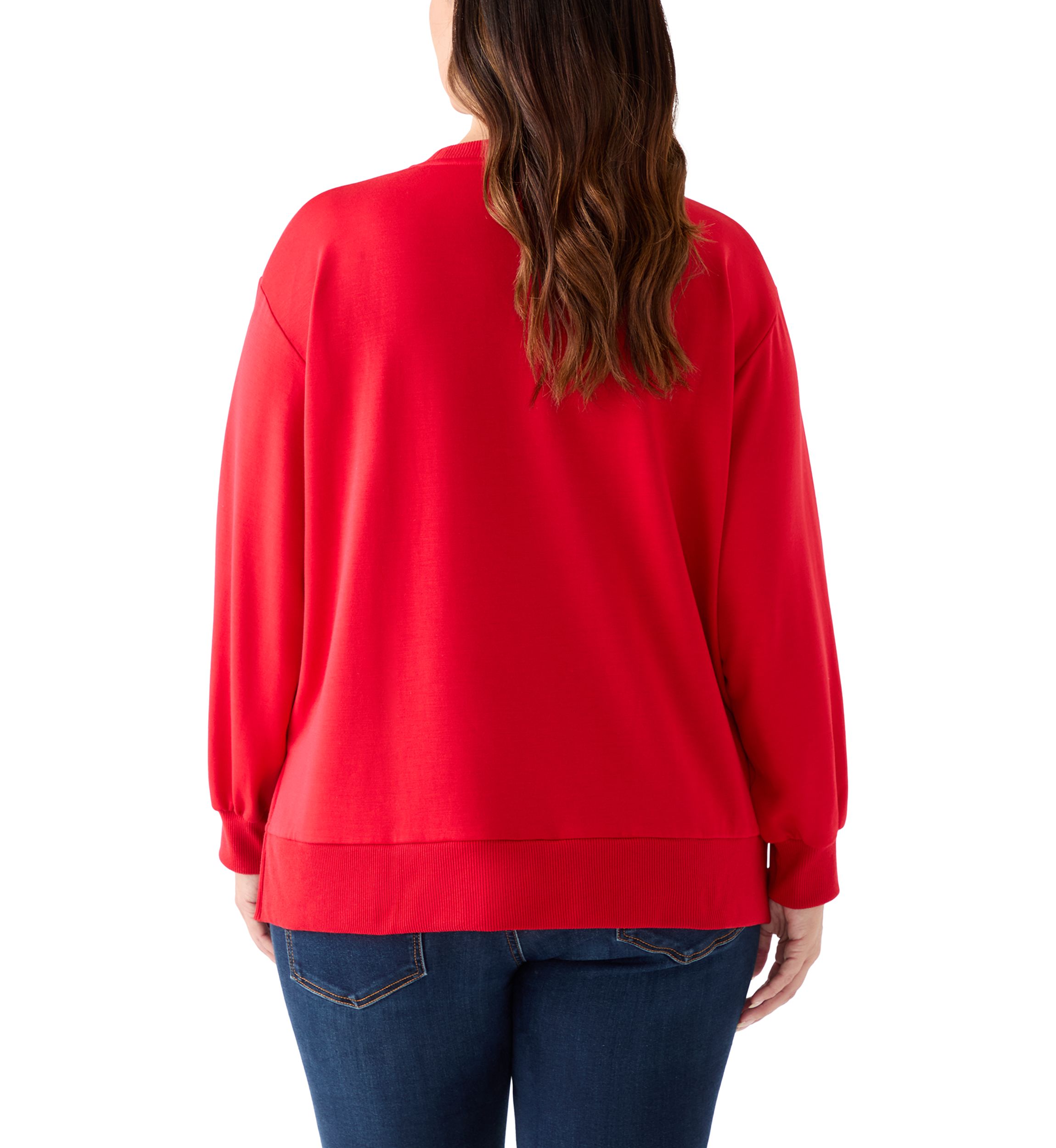 Plus Size Sequence Christmas Tree Sweatshirt