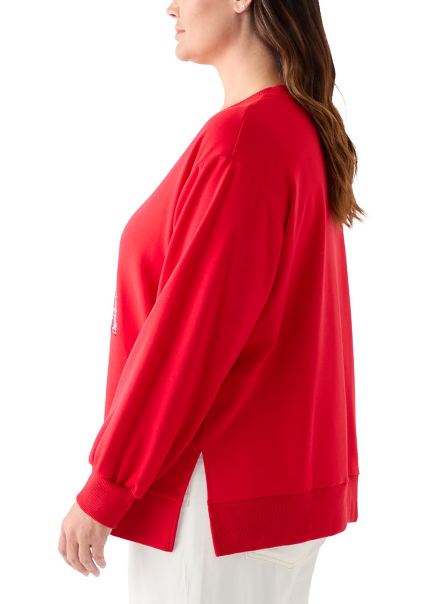 Plus Size Fa La La Sweatshirt