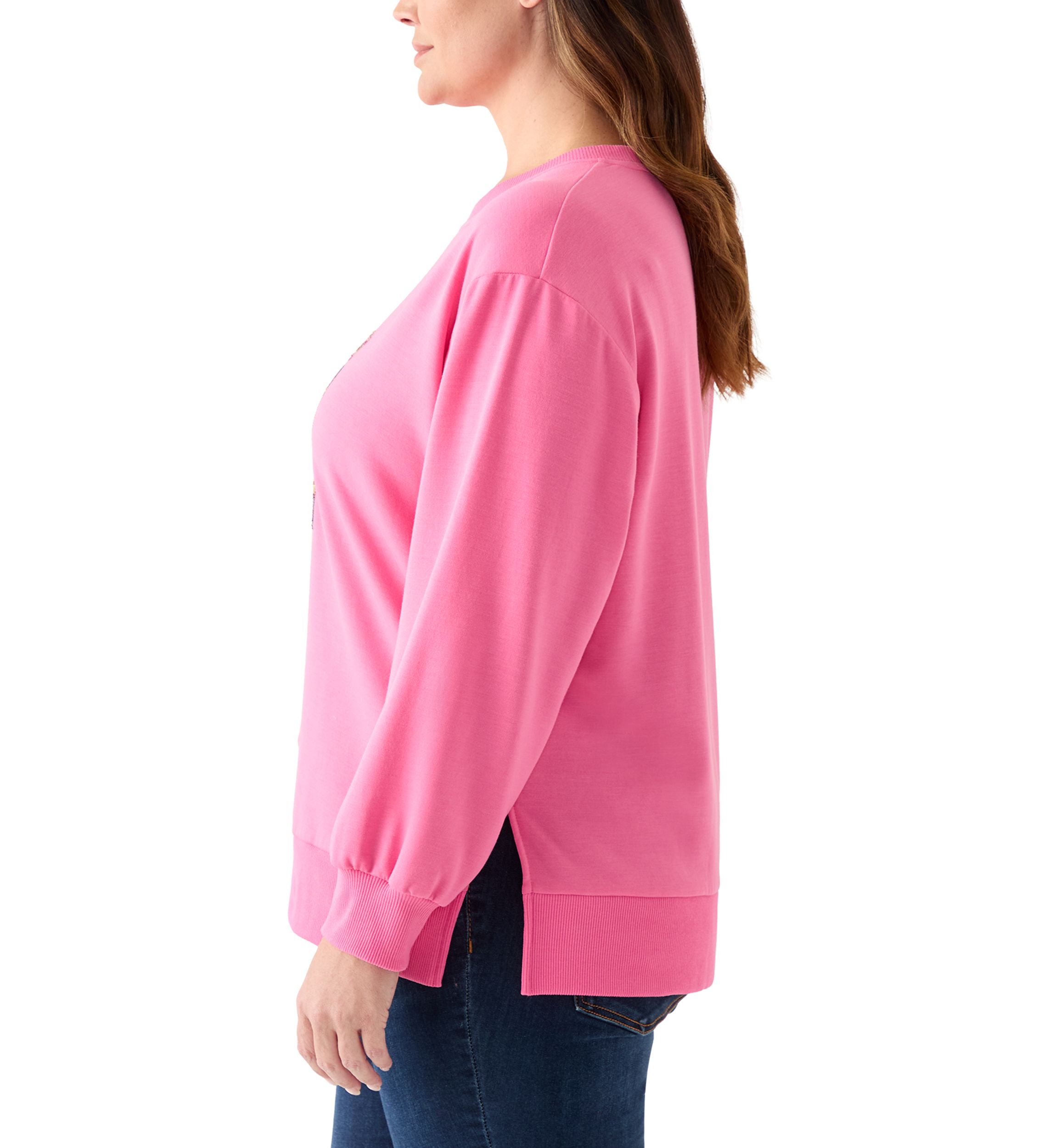 Plus Size Sequin Nutcracker Sweatshirt 