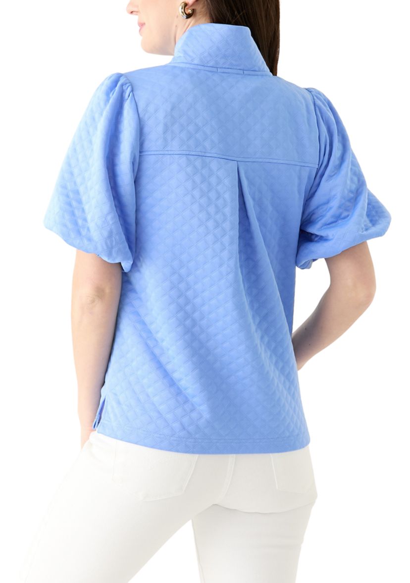 Womens Madelyn Jacquard Top