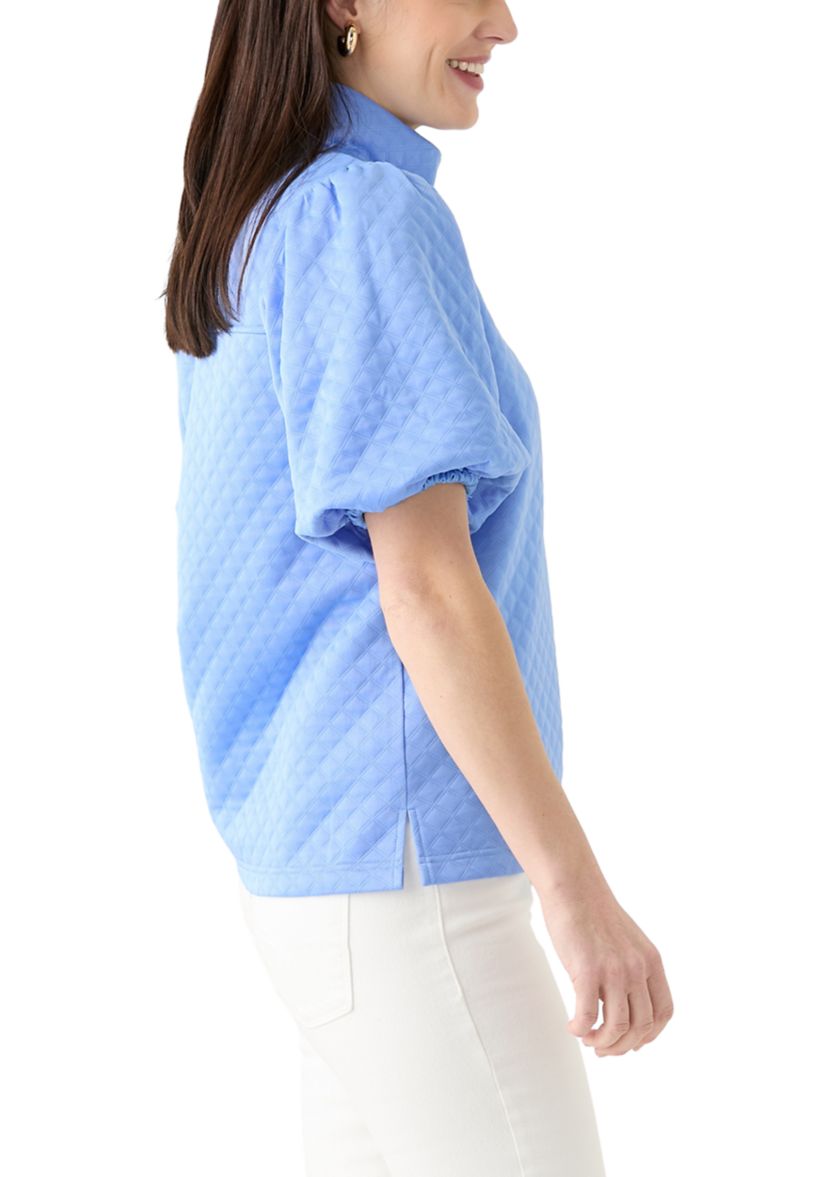 Womens Madelyn Jacquard Top