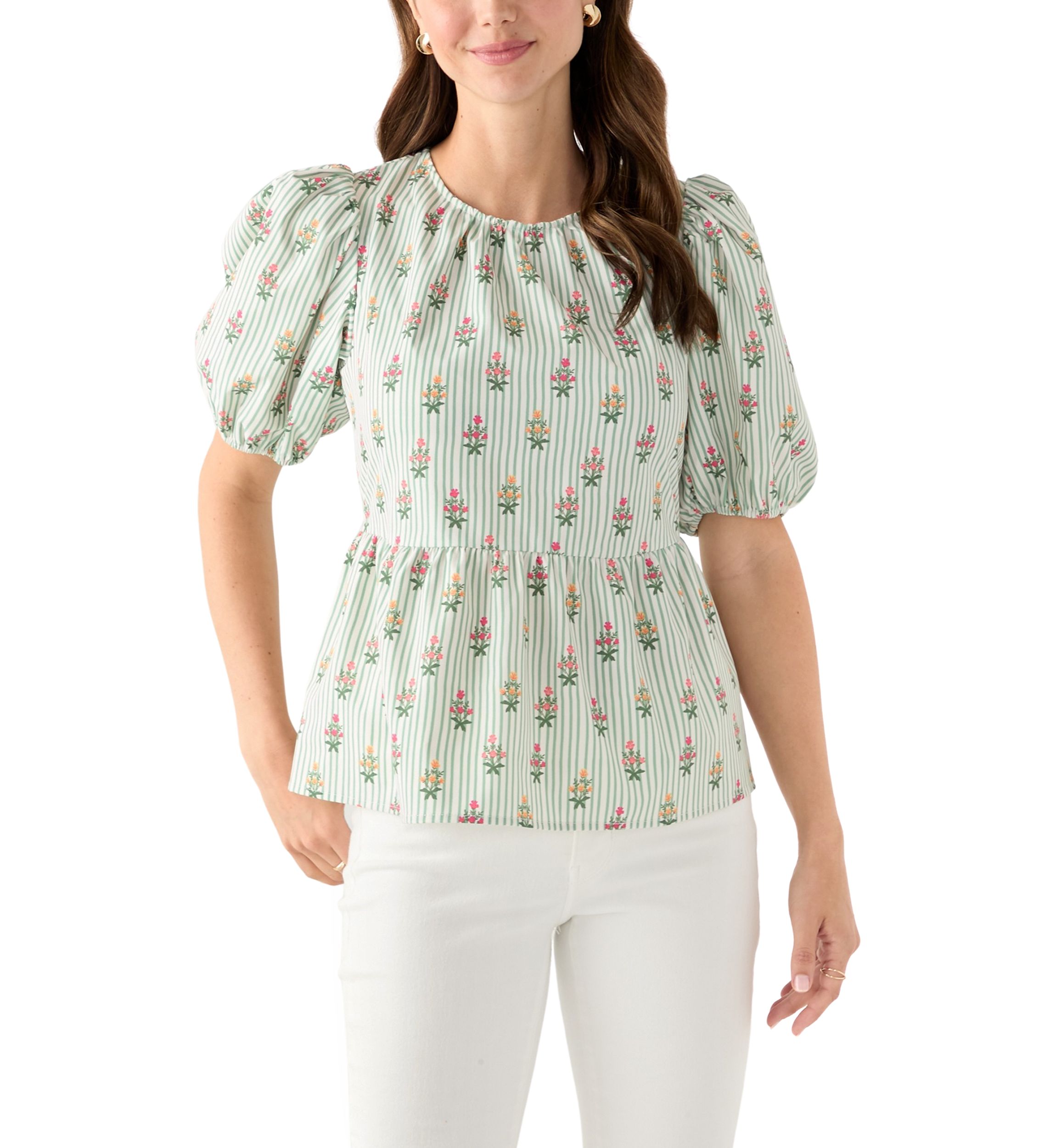 Womens Puff Sleeve Nina Top