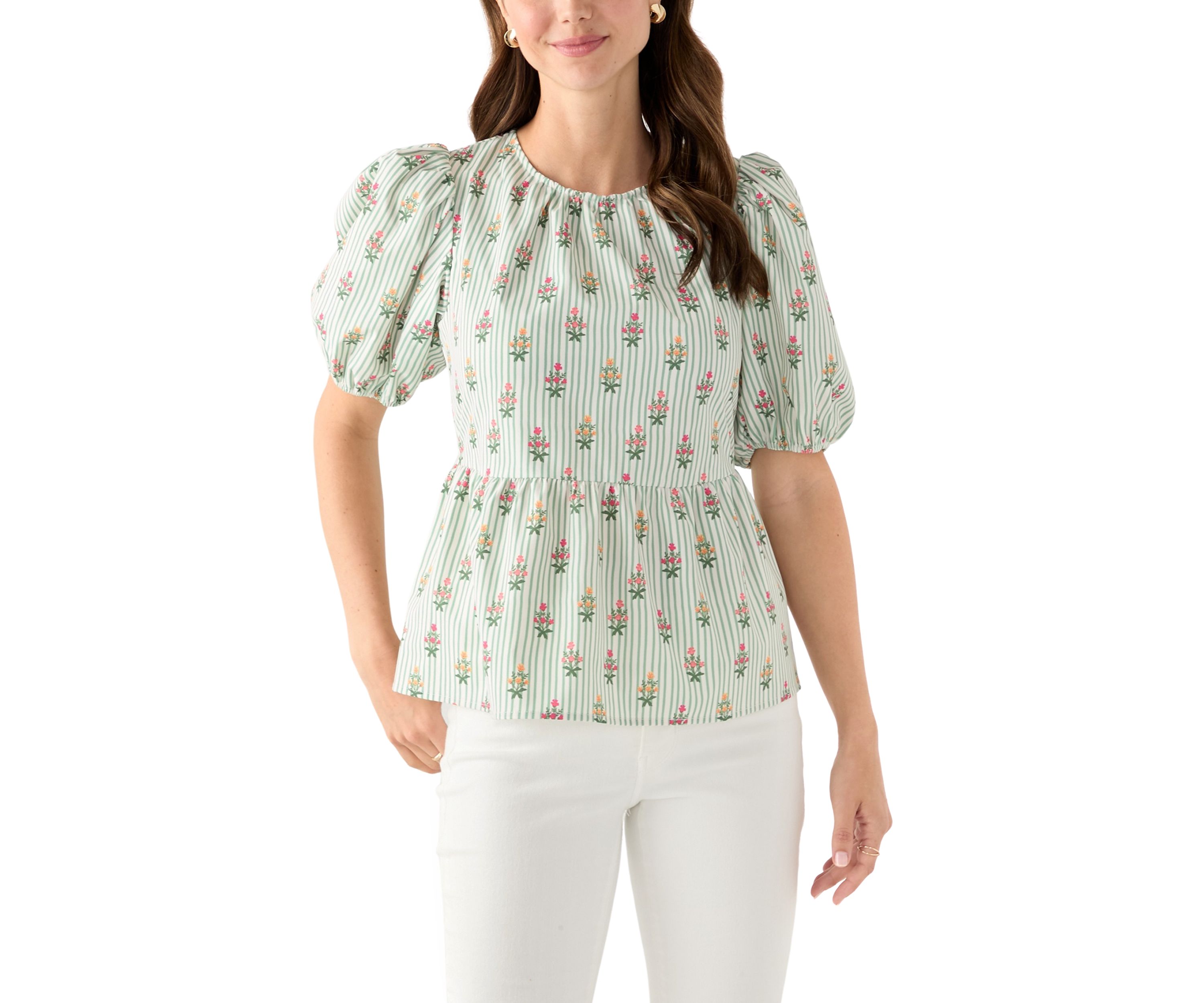 Womens Puff Sleeve Nina Top