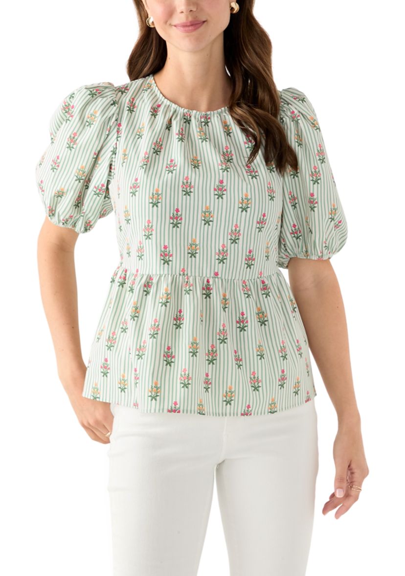 Womens Puff Sleeve Nina Top