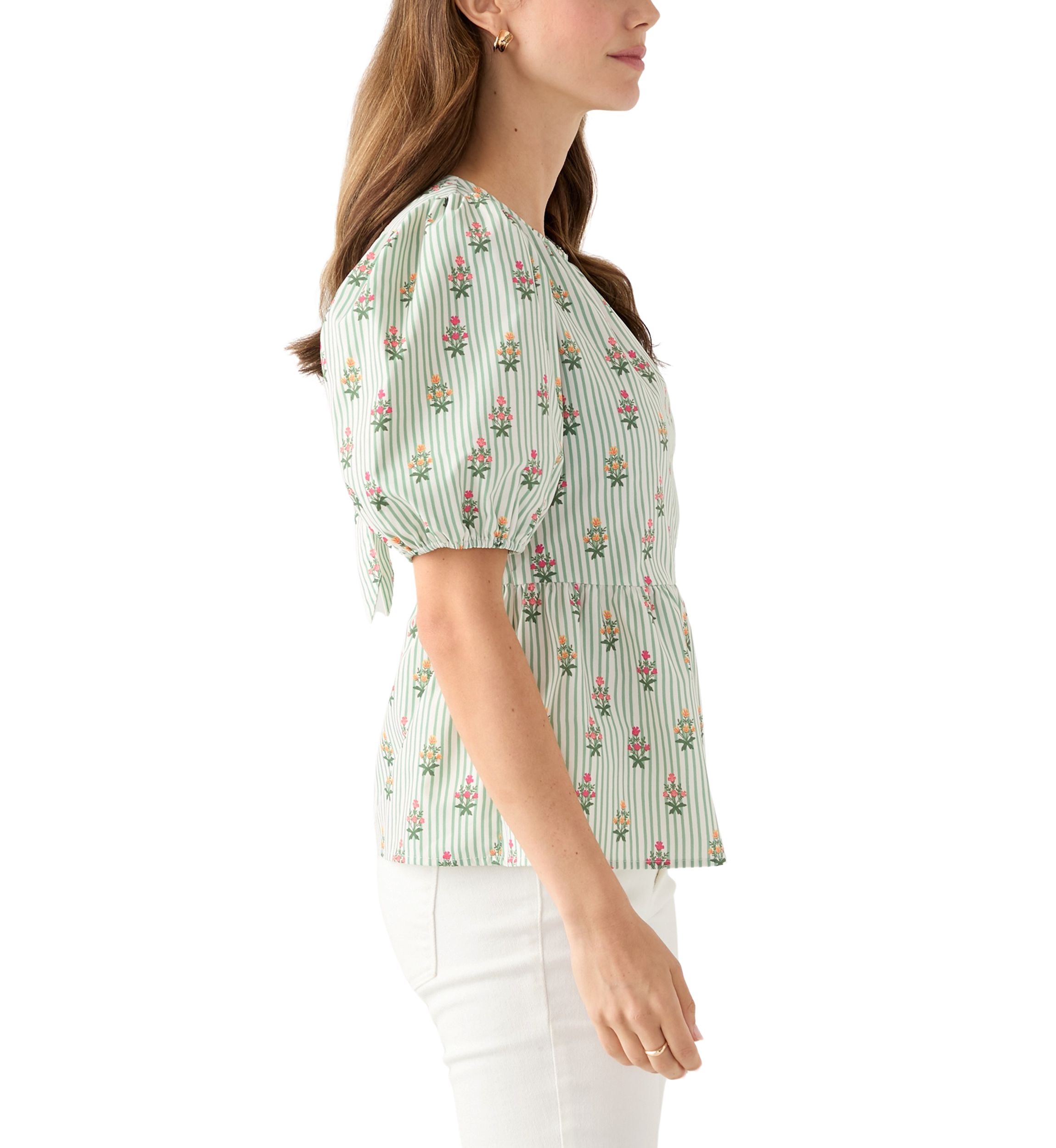 Womens Puff Sleeve Nina Top