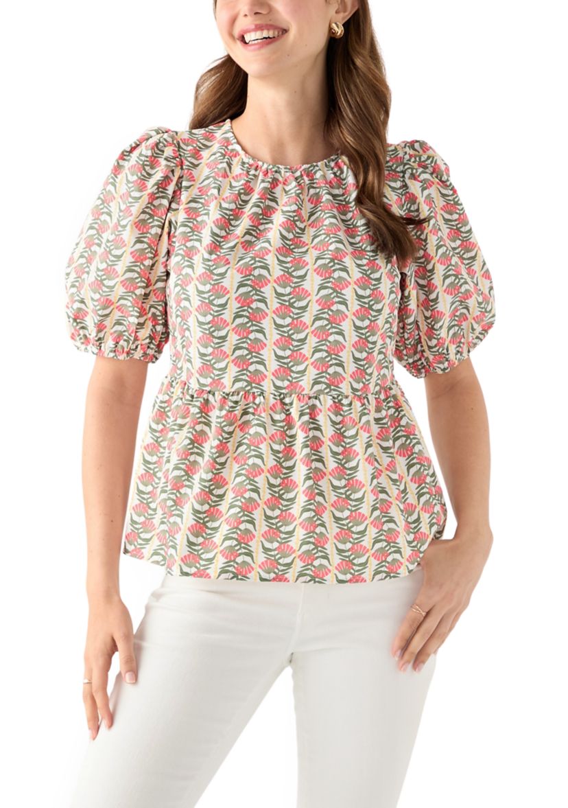 Womens Puff Sleeve Nina Top
