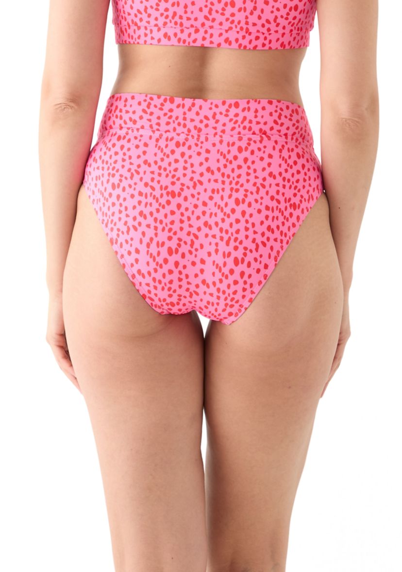 Wild Top High Rise Banded Brief Swim Bottoms