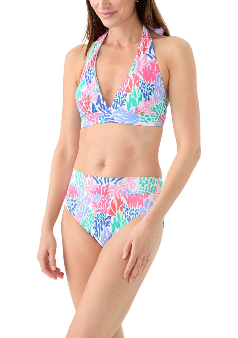 High Rise Banded Swim Briefs