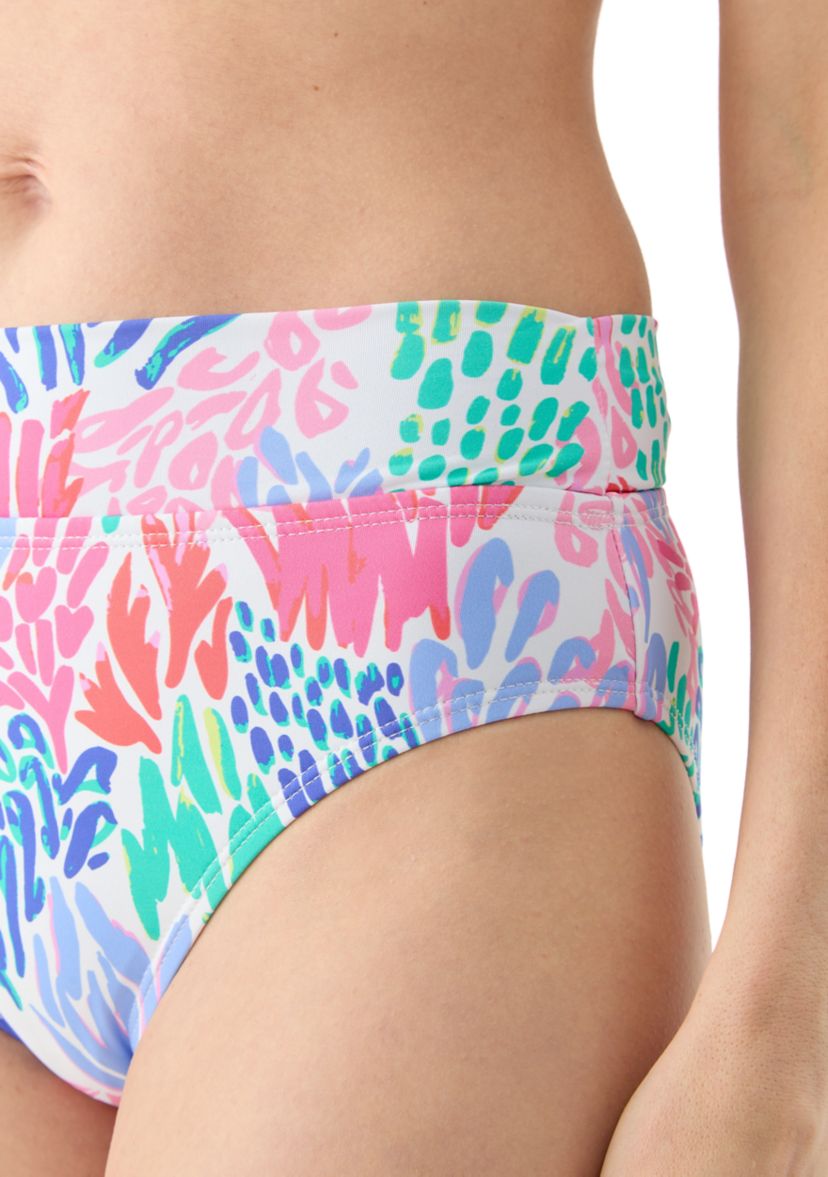 High Rise Banded Swim Briefs