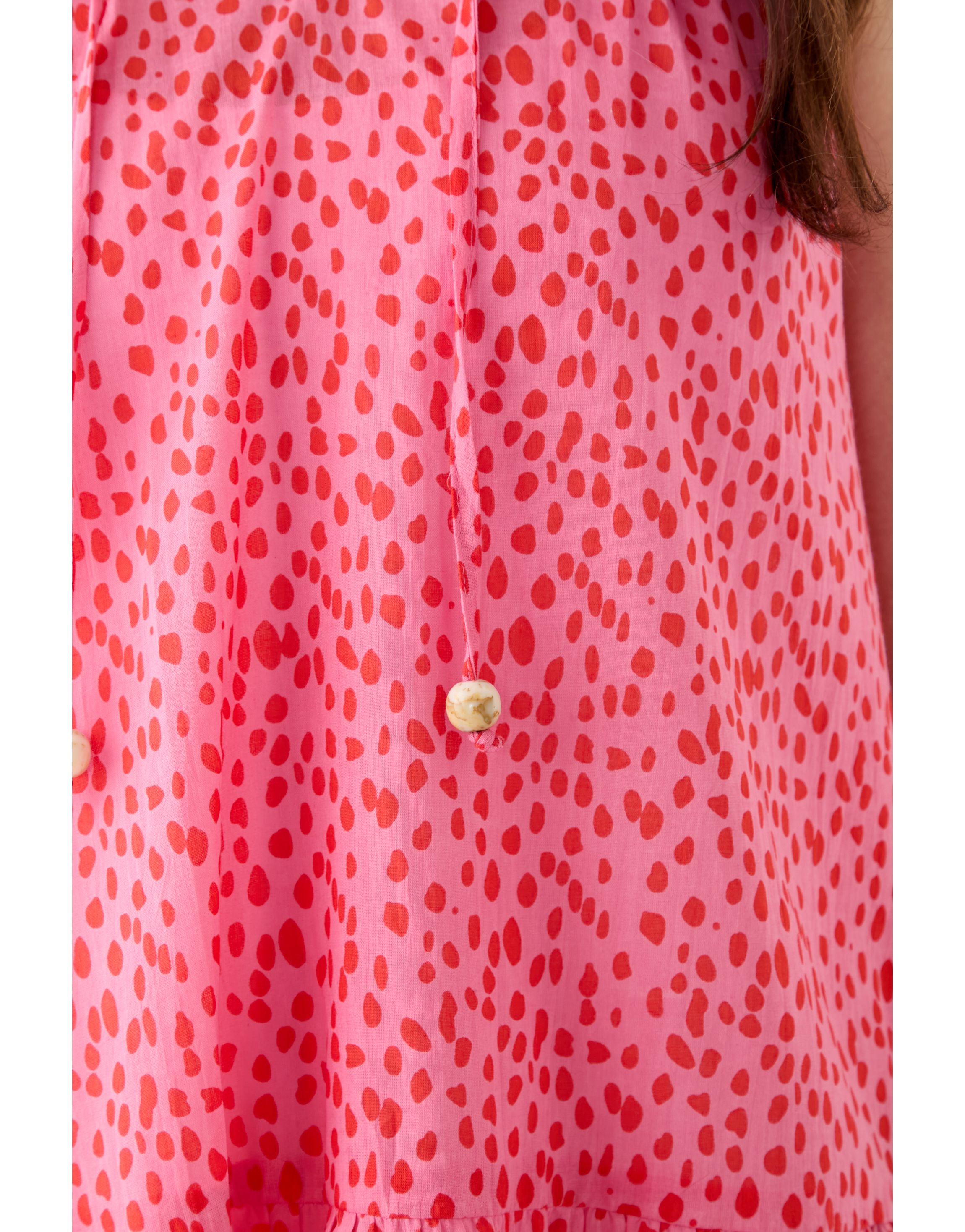 Wild Dot Printed Swim Coverup
