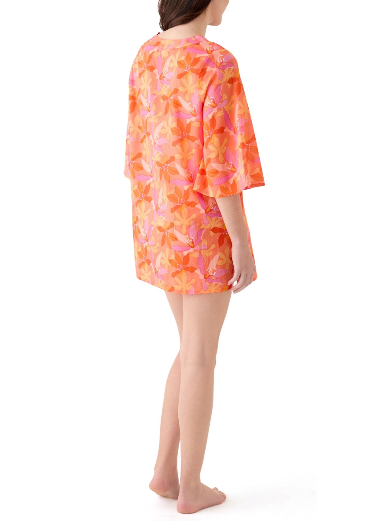 Paradise Split Neck Swim Cover Up