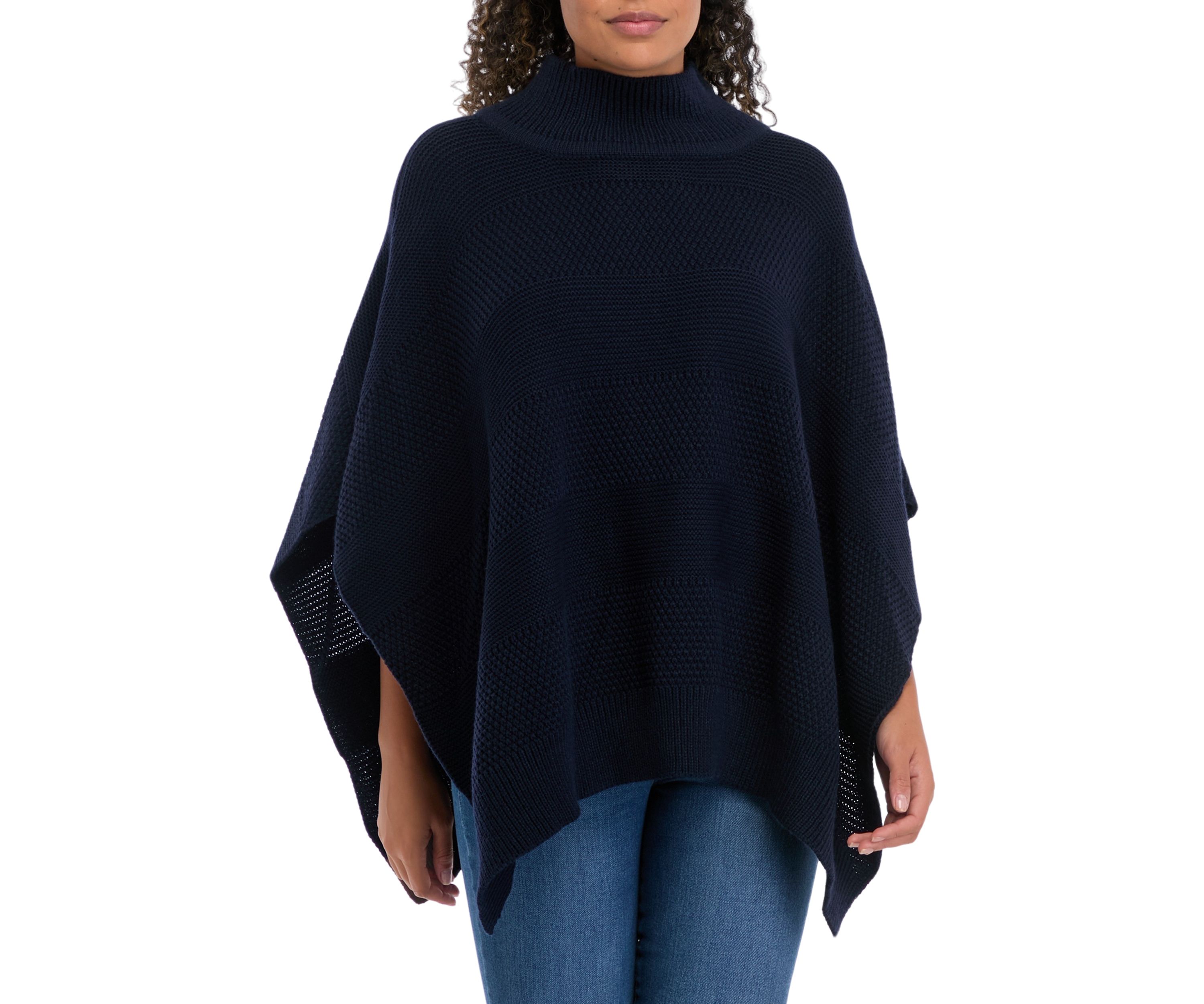 Womens Poncho Sweater