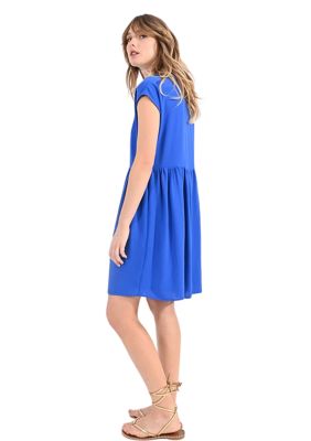 Women's Appliqué Trim Dress