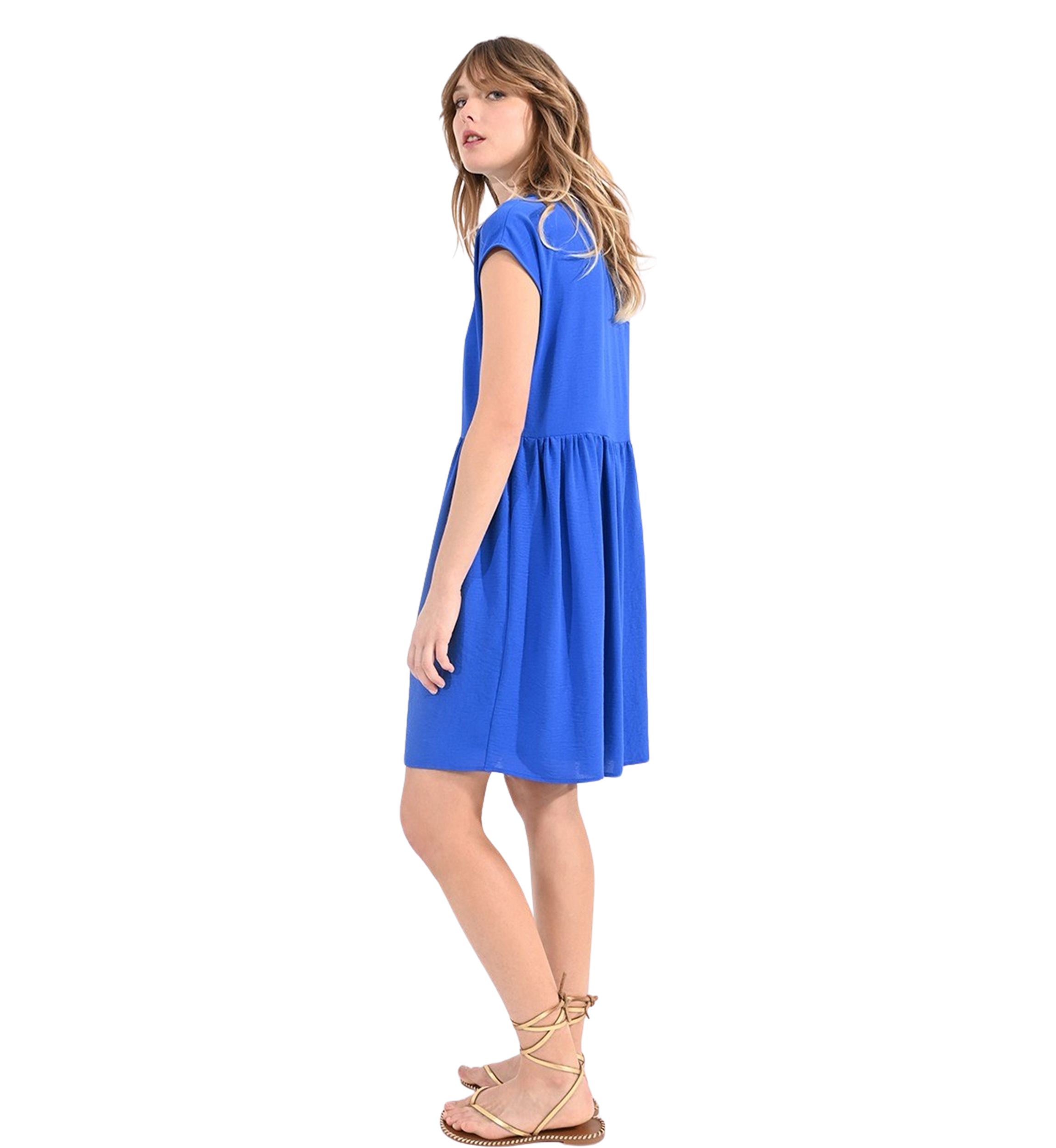 Womens Appliqué Trim Dress