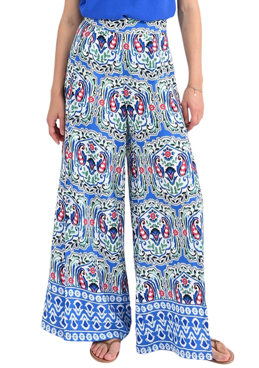 Womens Printed Palazzo Pants