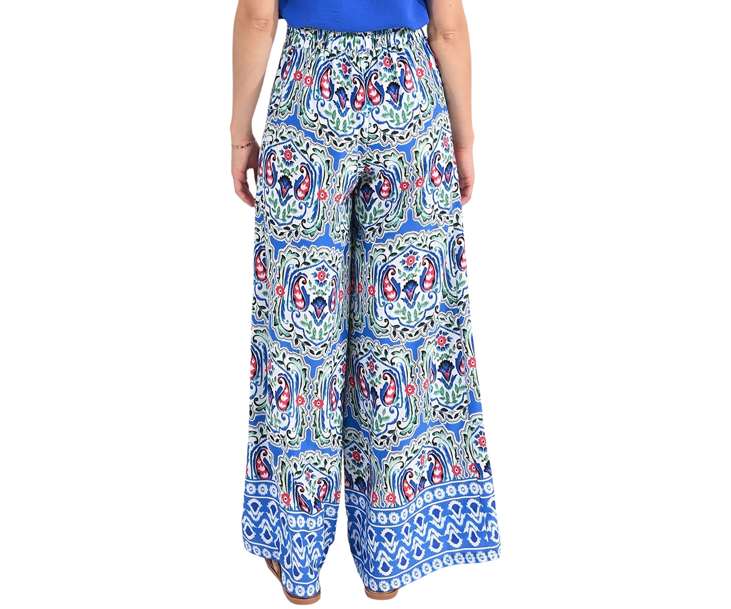 Womens Printed Palazzo Pants